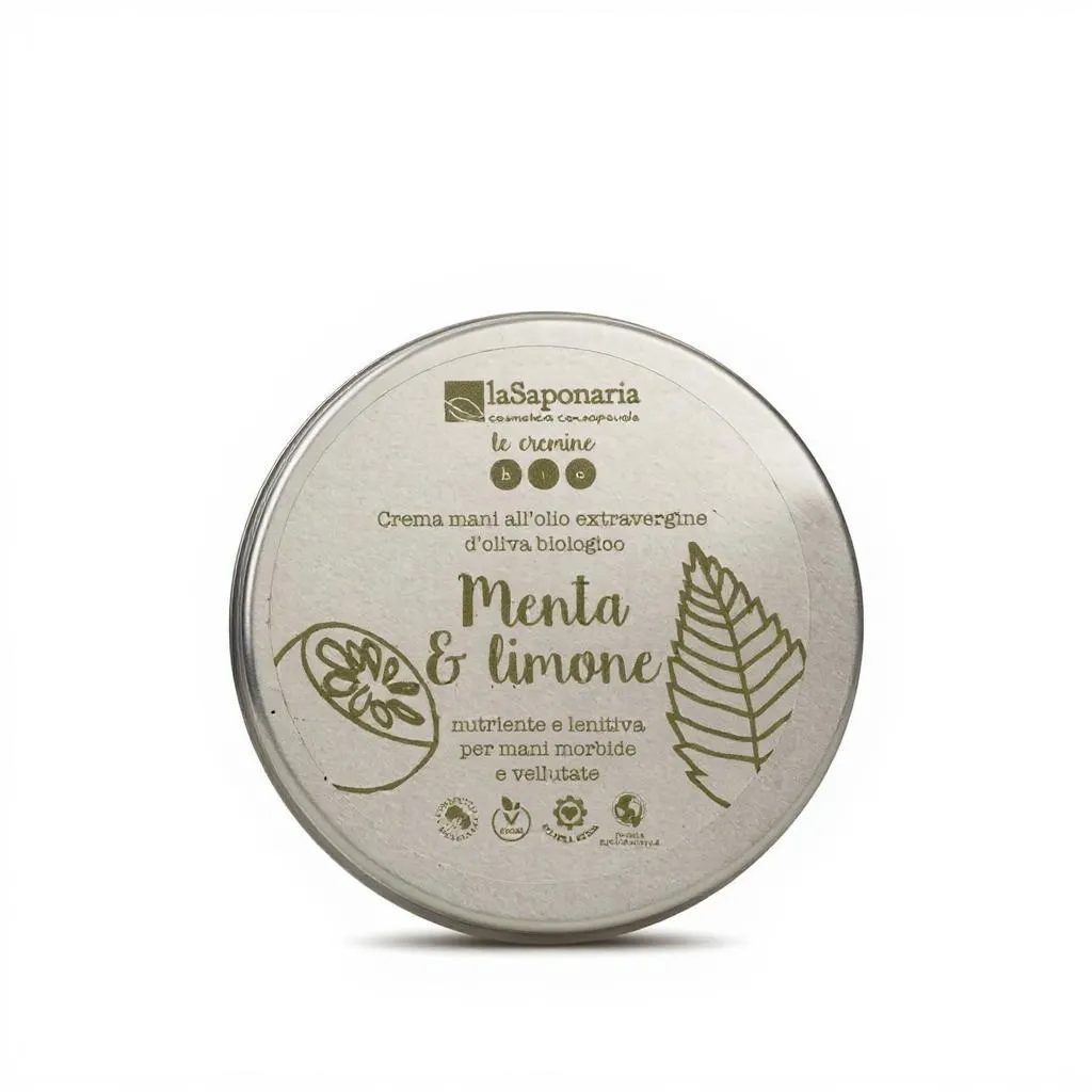 laSaponaria Krém na ruce s mátou a citrónem BIO (60 ml)