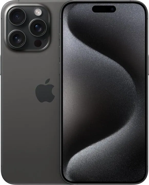 Apple iPhone 15 Pro Max, 256GB, Black Titanium
