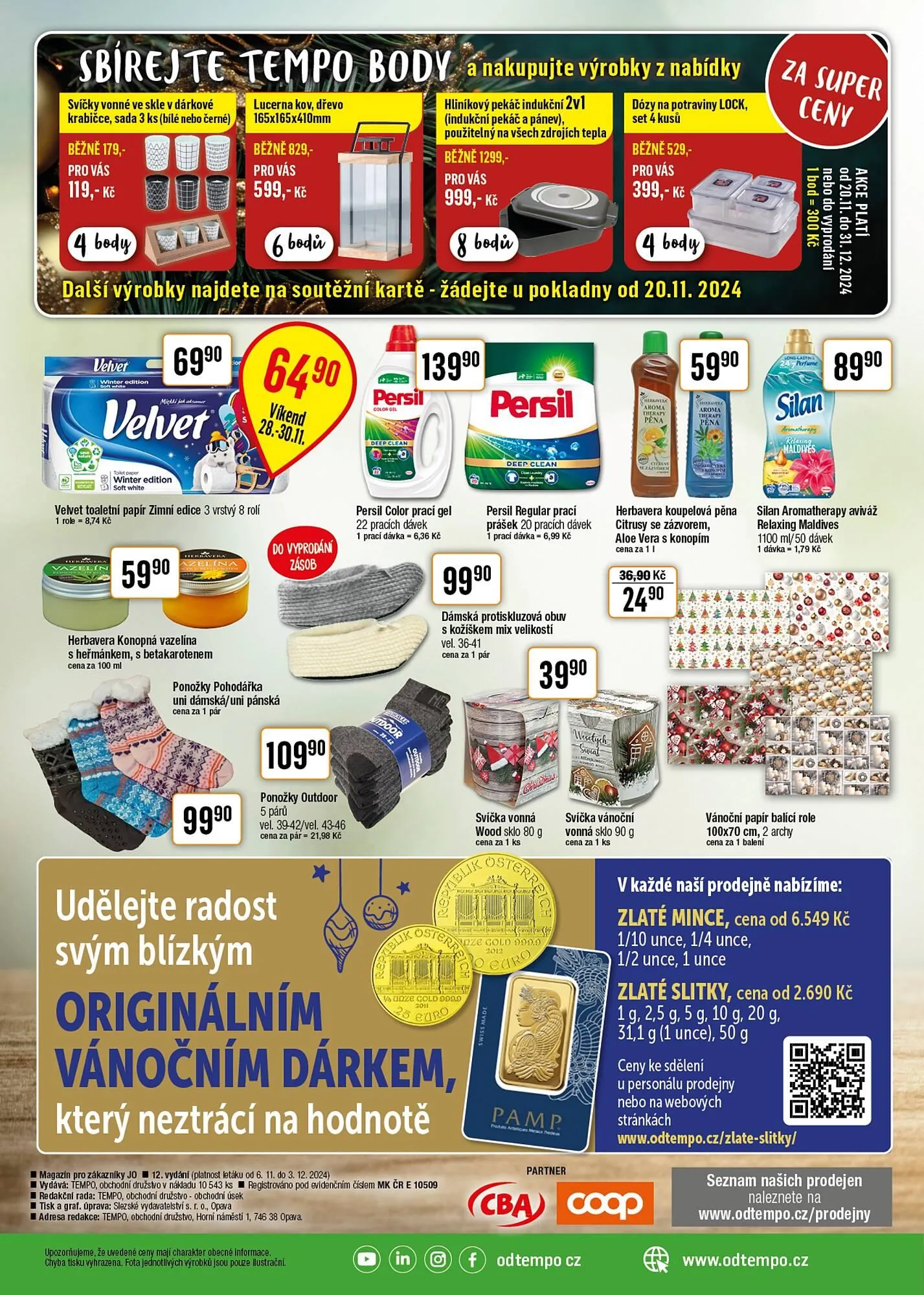 TEMPO leták - 6. listopadu 3. prosince 2024 - Page 4