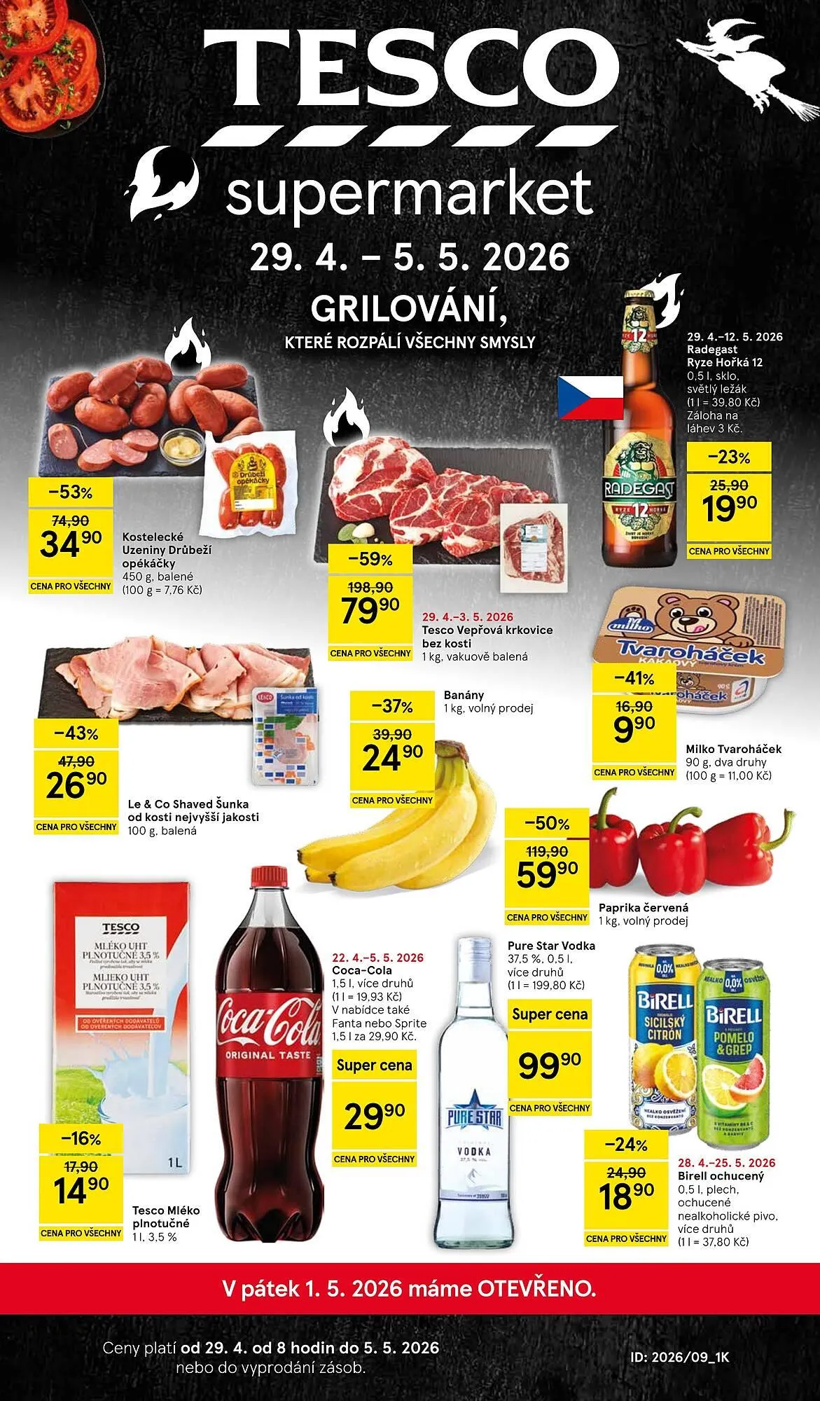 Tesco leták - 29. dubna 5. května 2026 - Page 1