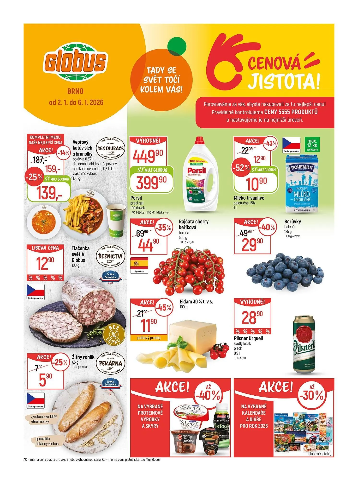 Globus leták - 2. ledna 6. ledna 2026 - Page 1