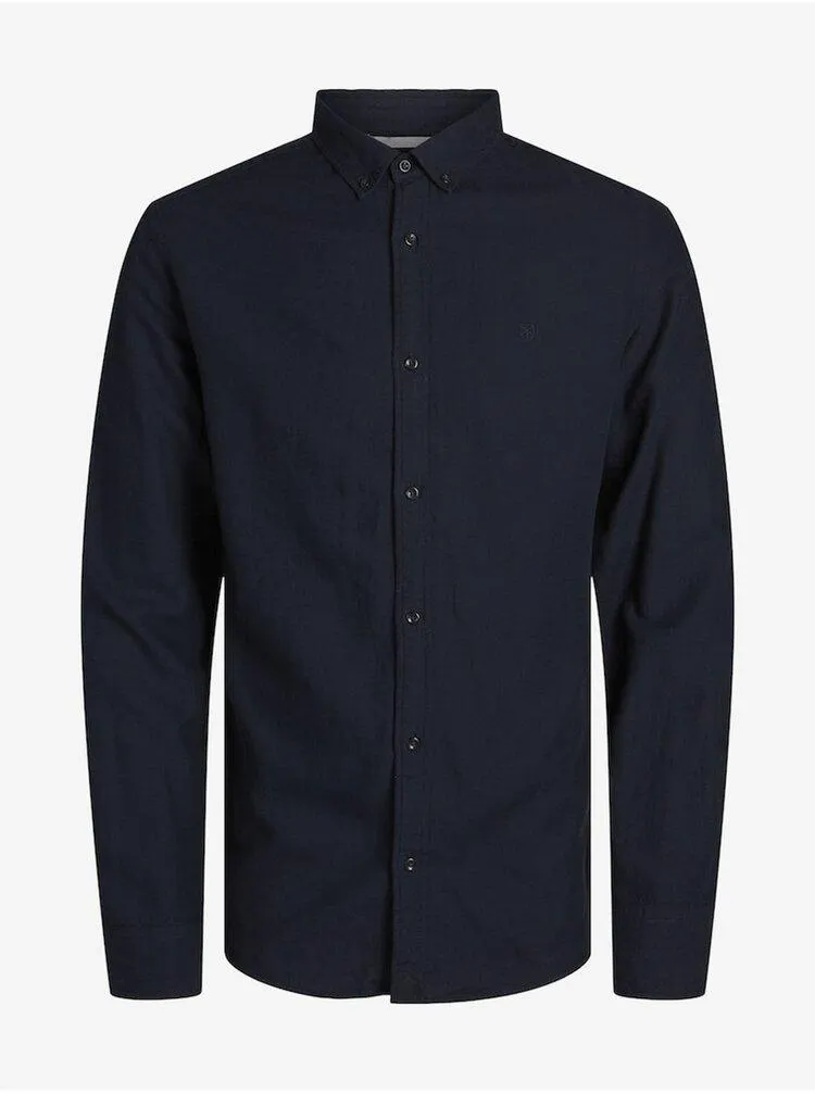 Tmavě modrá pánská košile Jack & Jones Maze