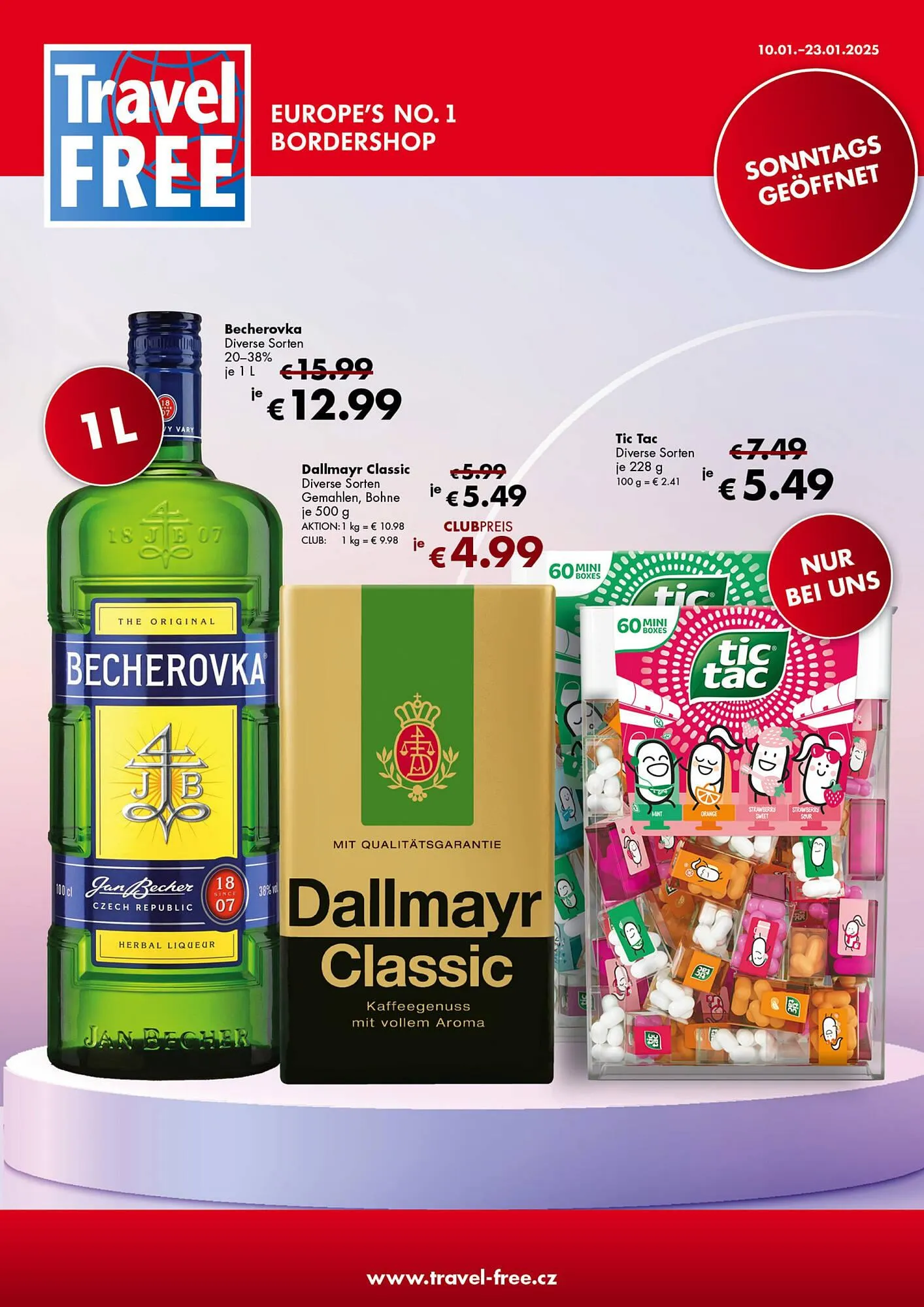 TRAVEL FREE leták - 1