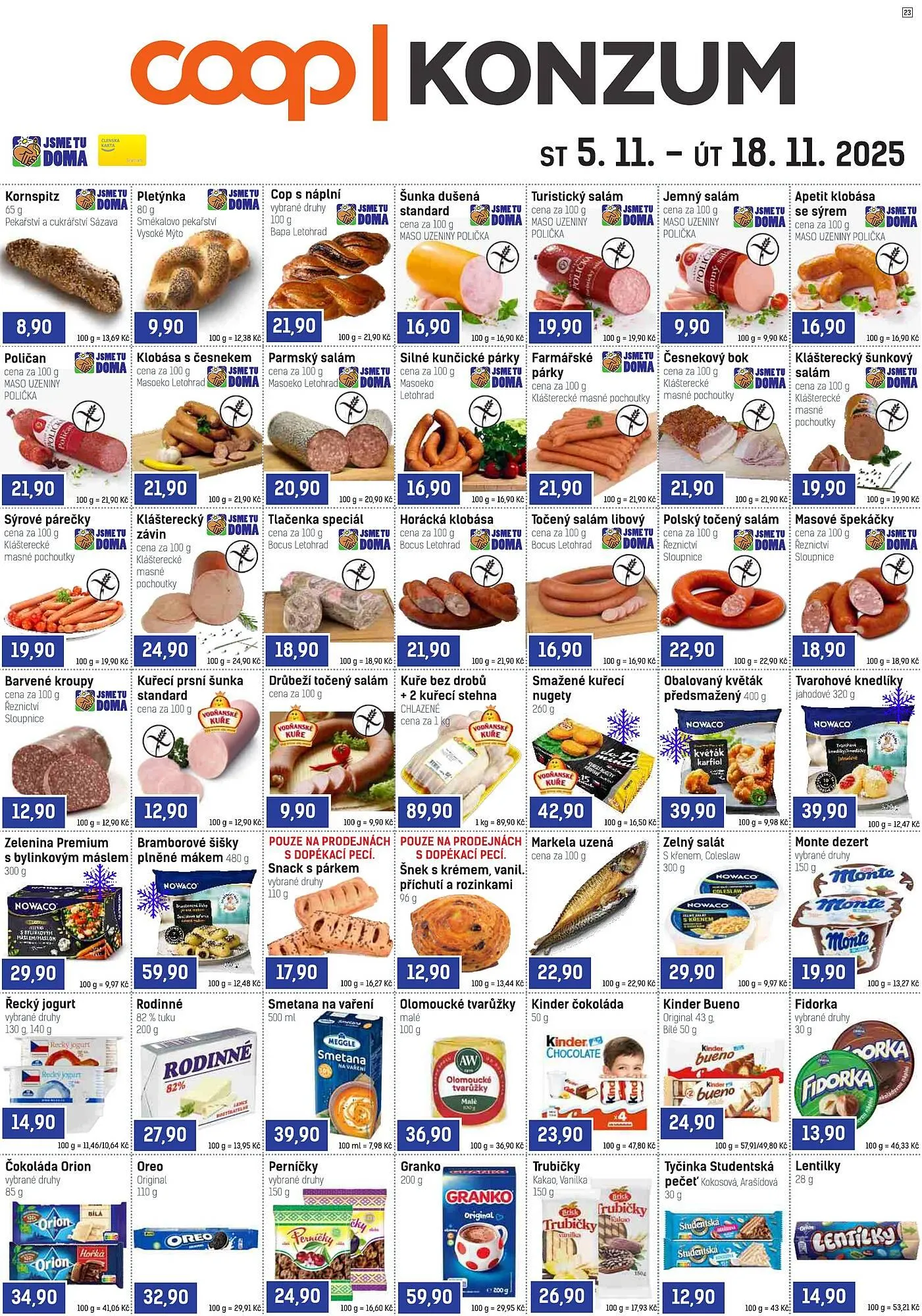 Konzum leták - 5. listopadu 18. listopadu 2025 - Page 14