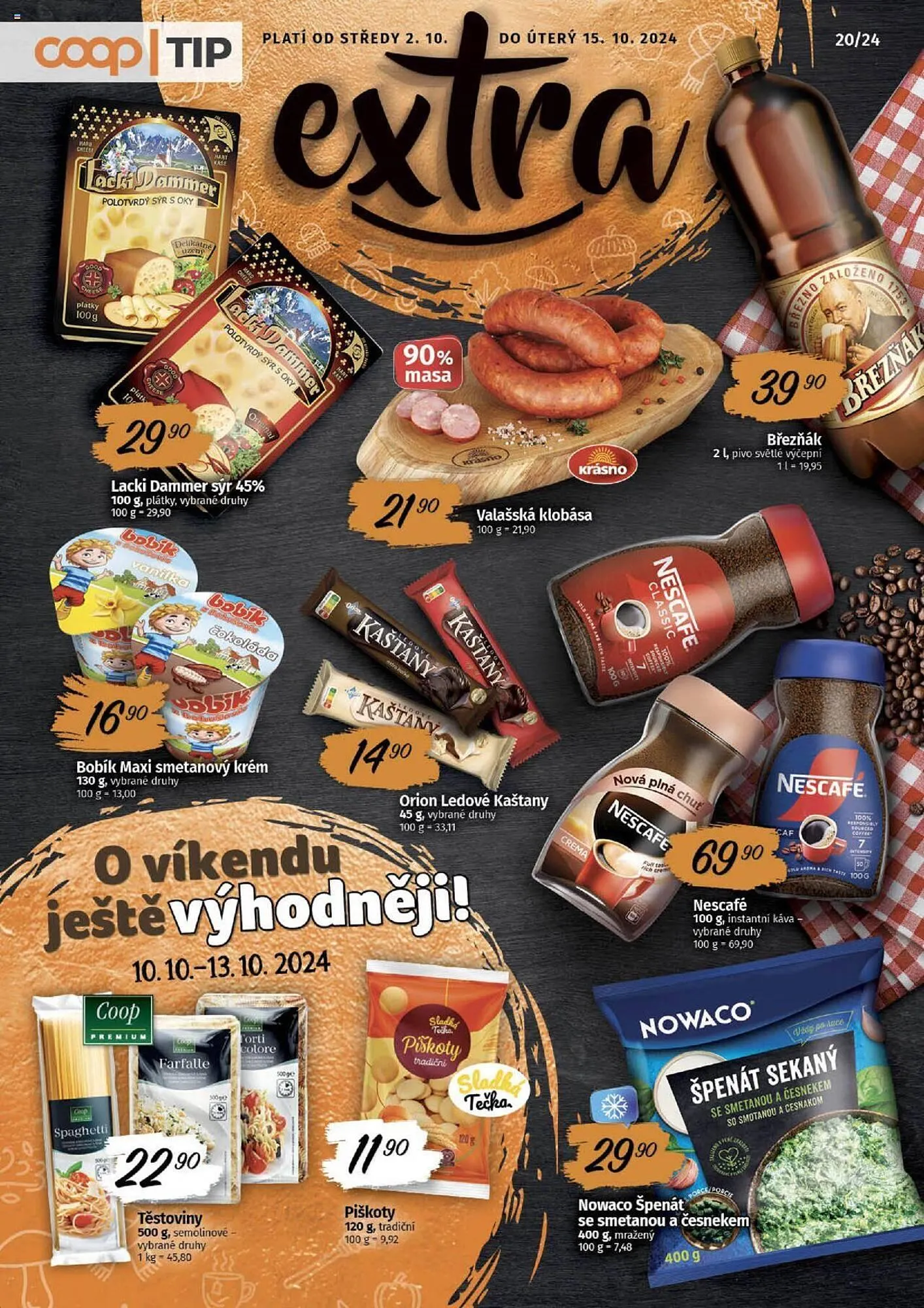 COOP TIP leták - 2. října 15. října 2024 - Page 1