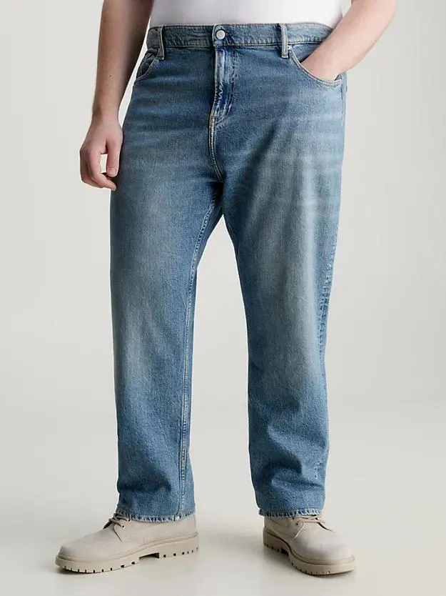 Grote maat tapered jeans