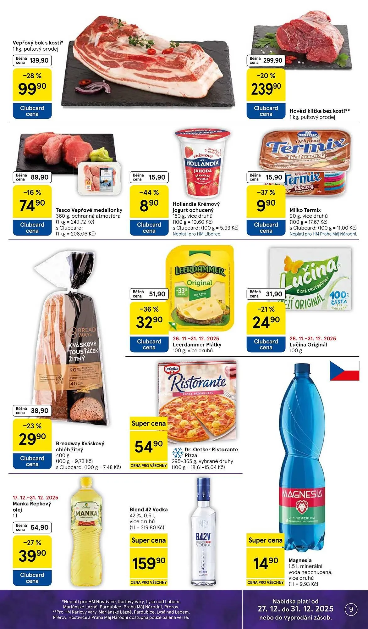 Tesco leták - 27. prosince 31. prosince 2025 - Page 9