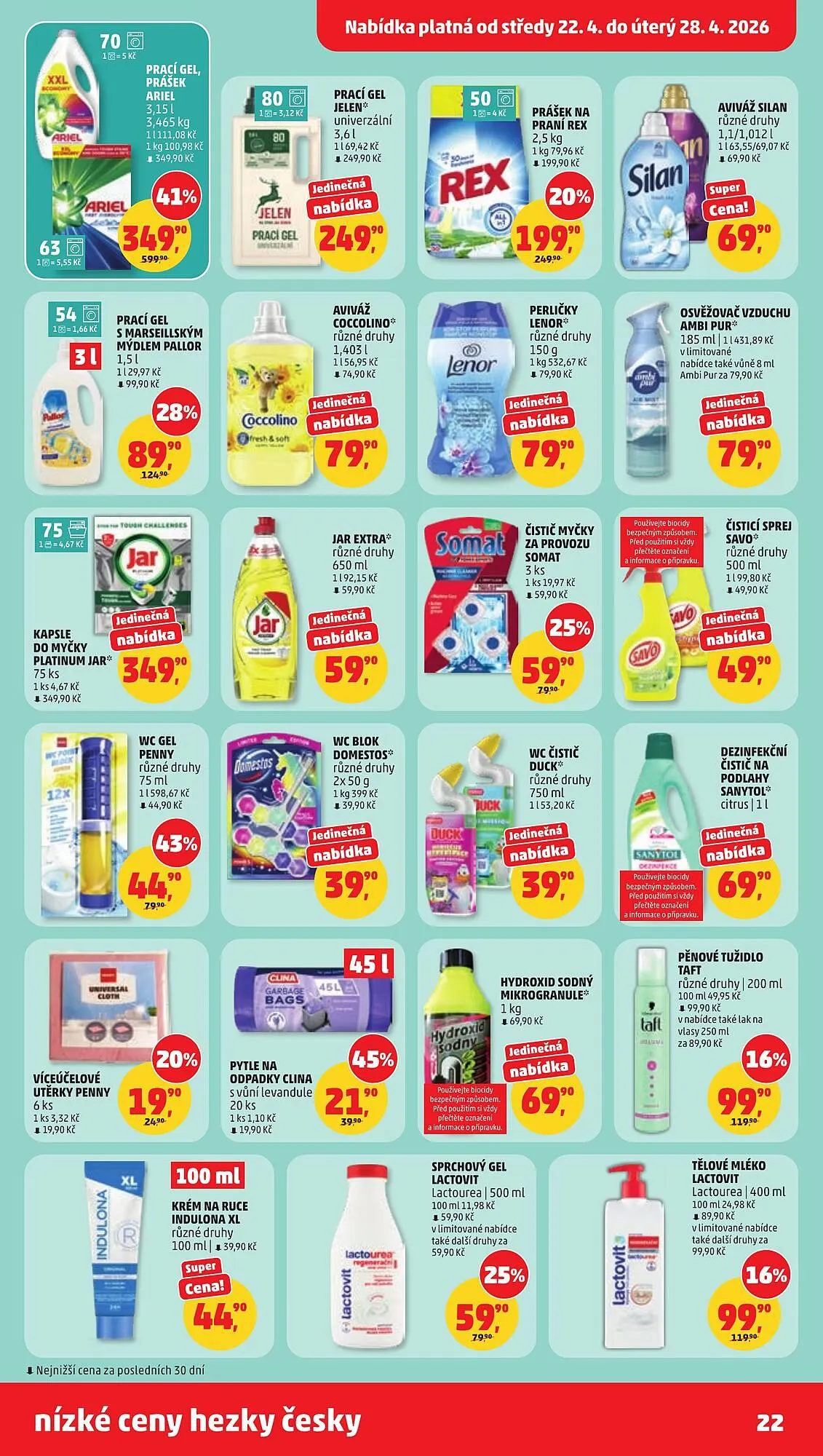 Penny Market leták - 22. dubna 28. dubna 2026 - Page 22