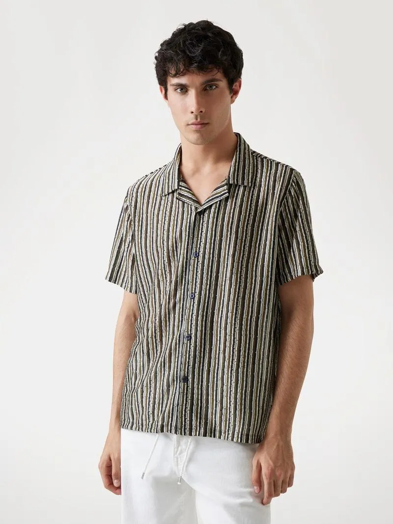 Camisa punto a rayas