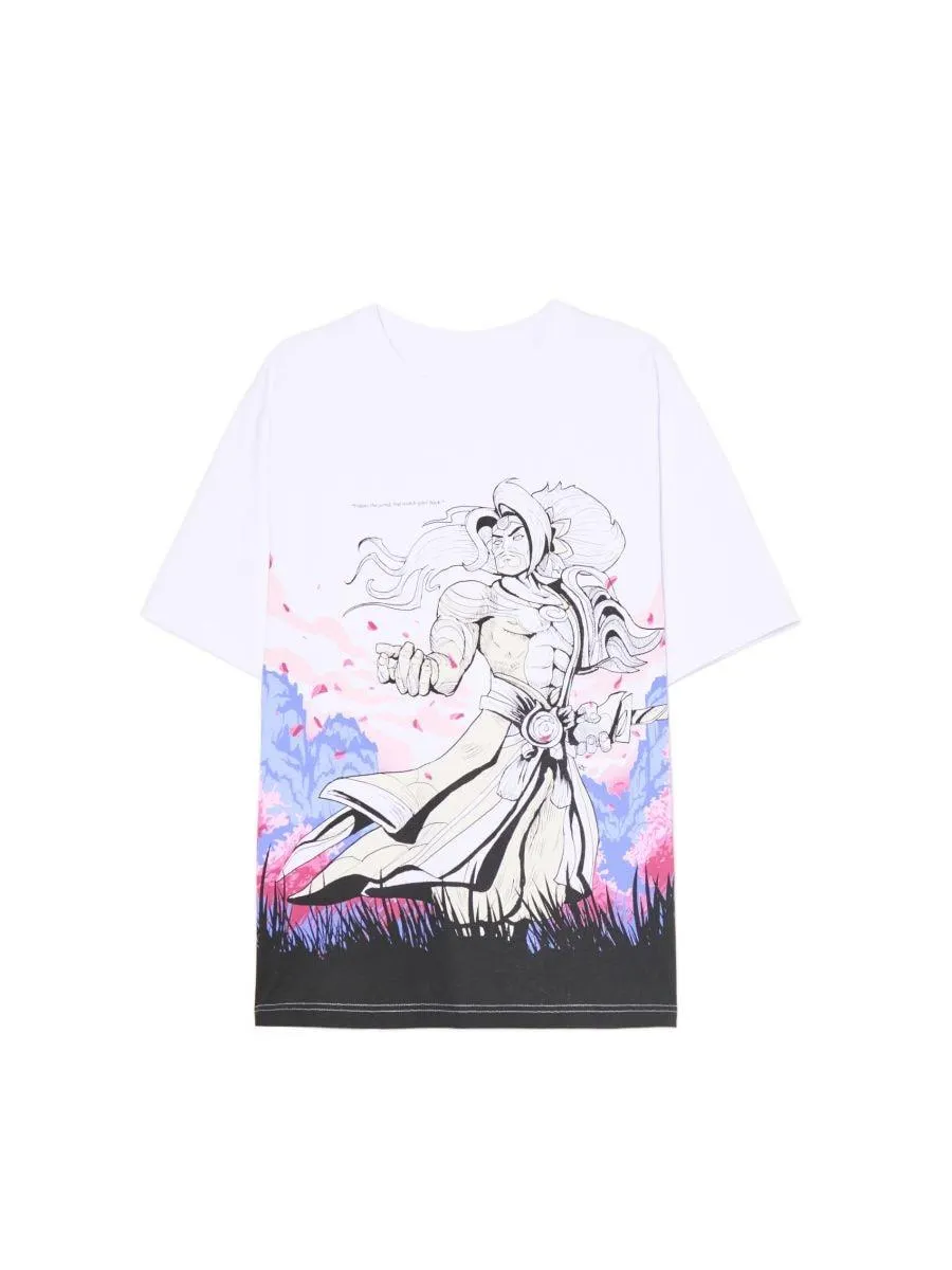 Bílá tričko s potiskem League of Legends