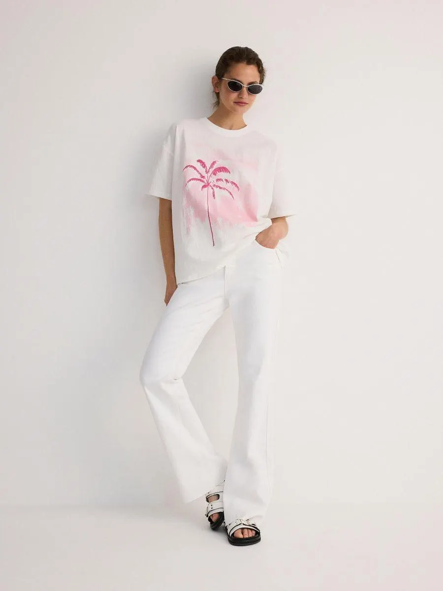 Oversize tričko s potiskem