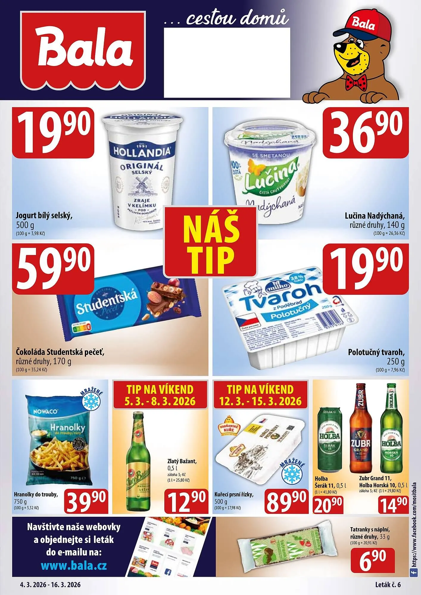 Bala leták - 4. března 16. března 2026 - Page 1