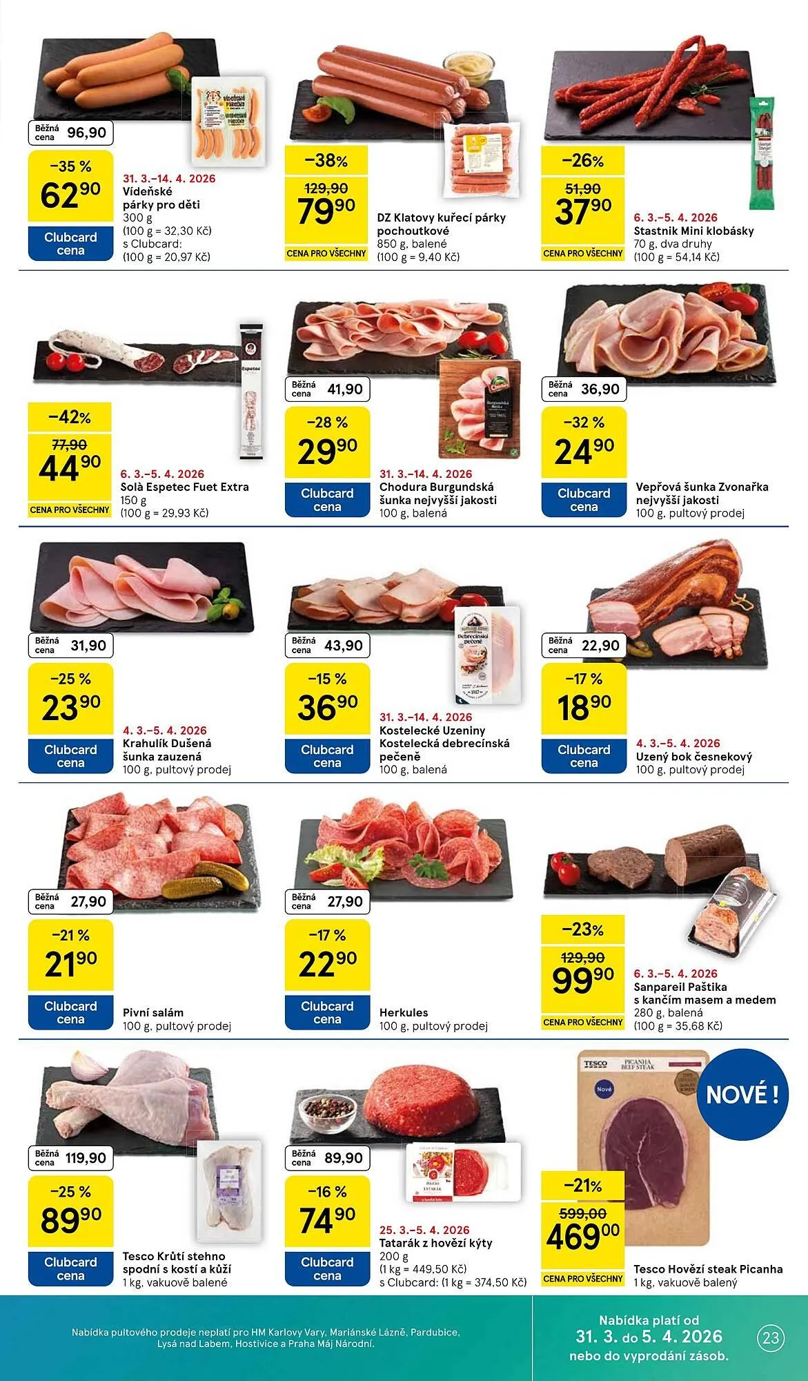 Tesco leták - 31. března 5. dubna 2026 - Page 23