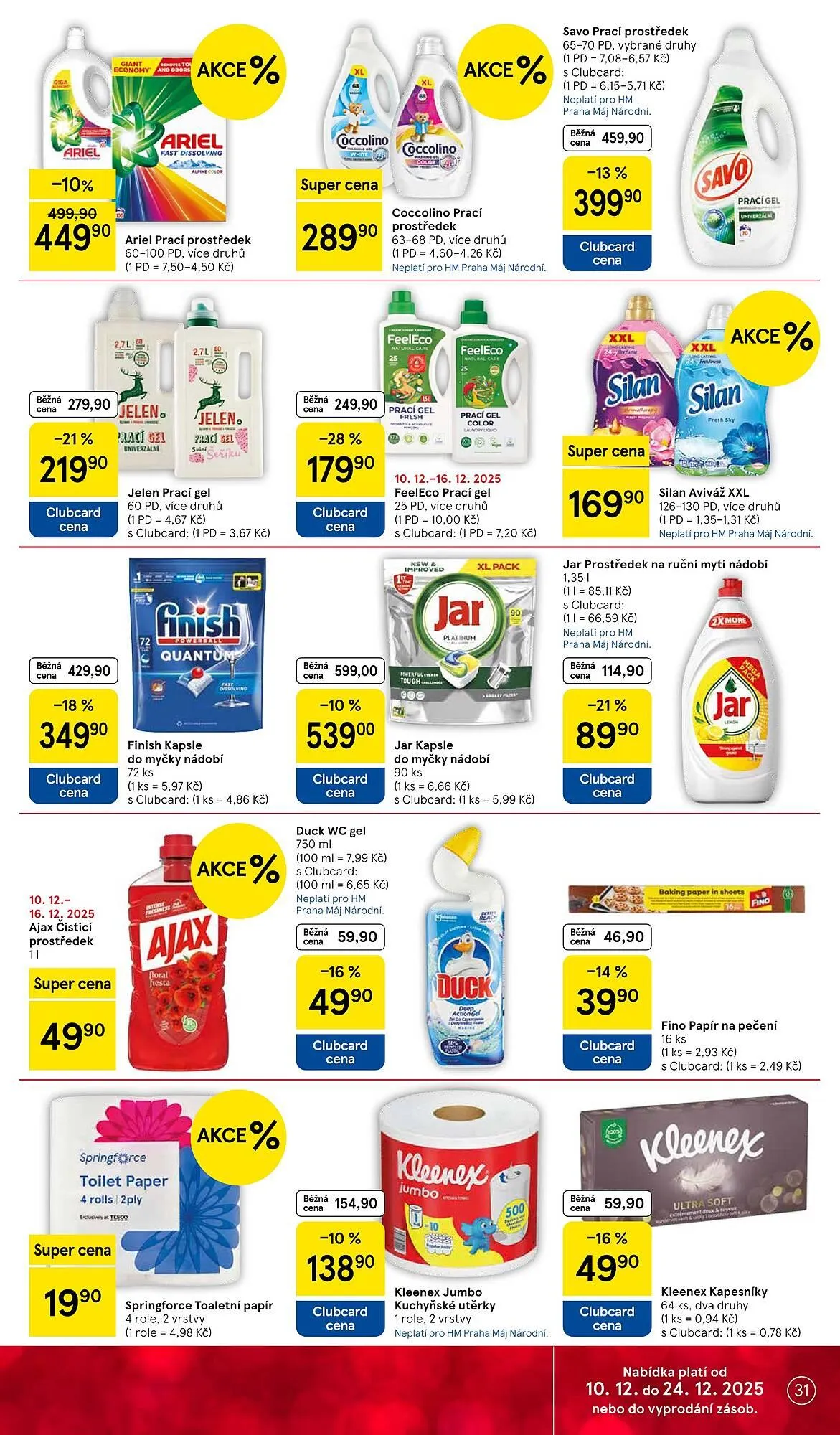 Tesco leták - 10. prosince 16. prosince 2025 - Page 31