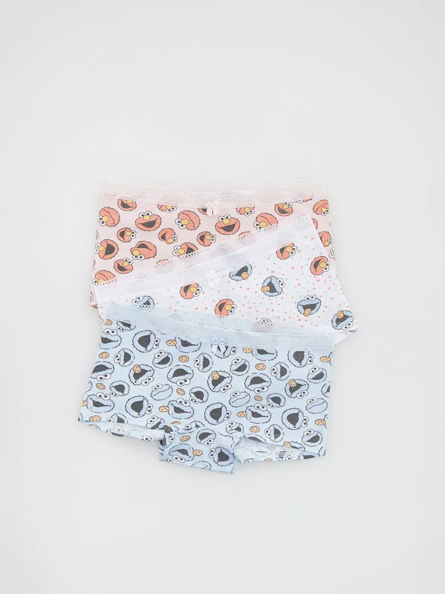 Sada 3 kusů kalhotek Sesame Street