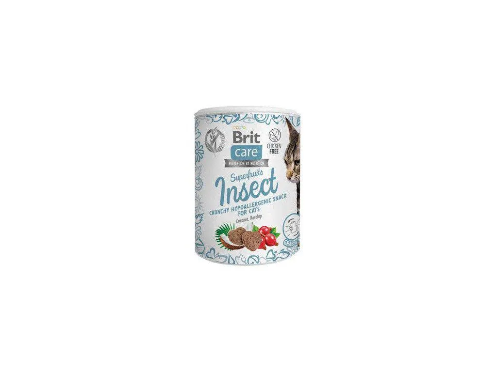 Brit Care Cat Snack Superfruits Insect 100 g
