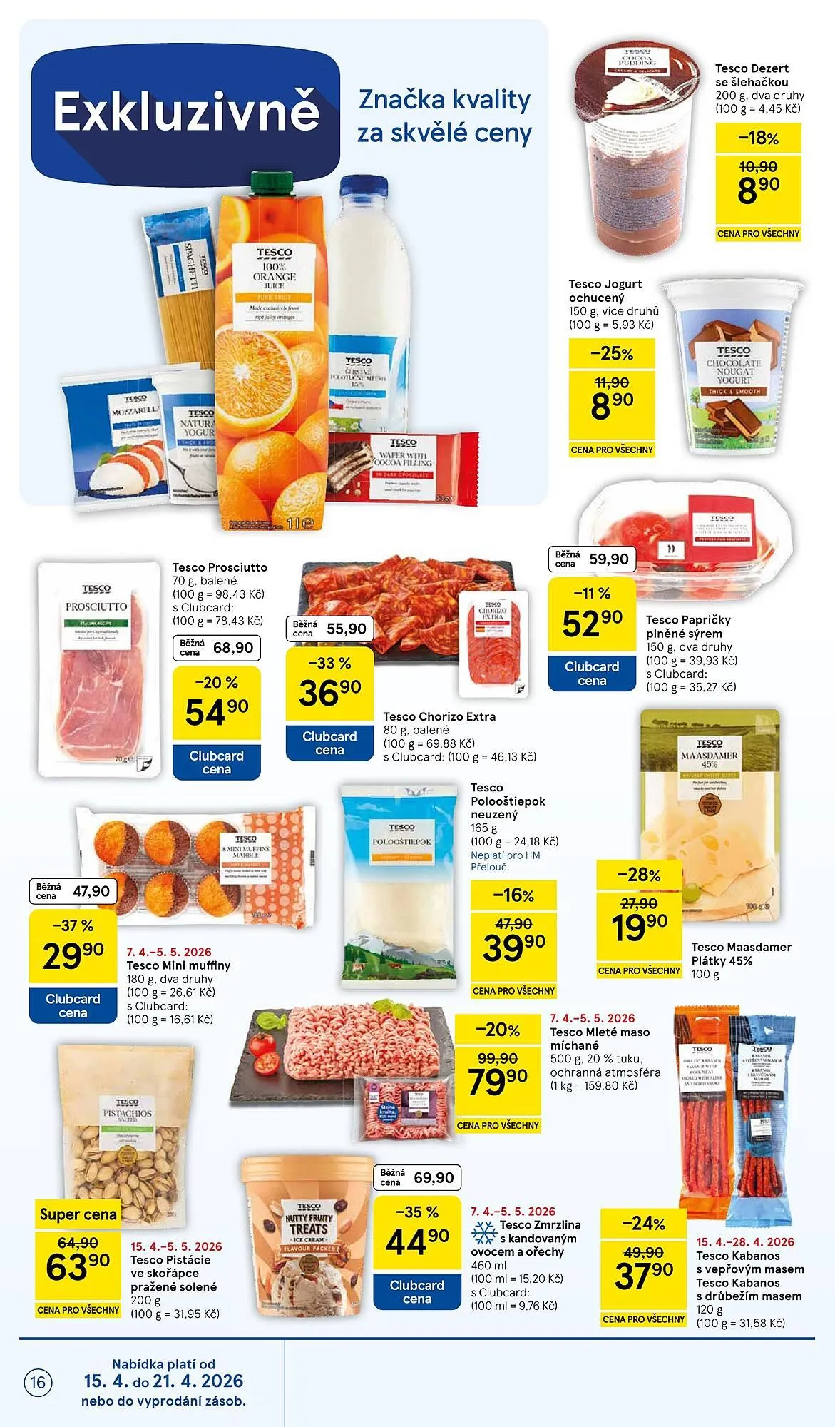 Tesco leták - 15. dubna 21. dubna 2026 - Page 16