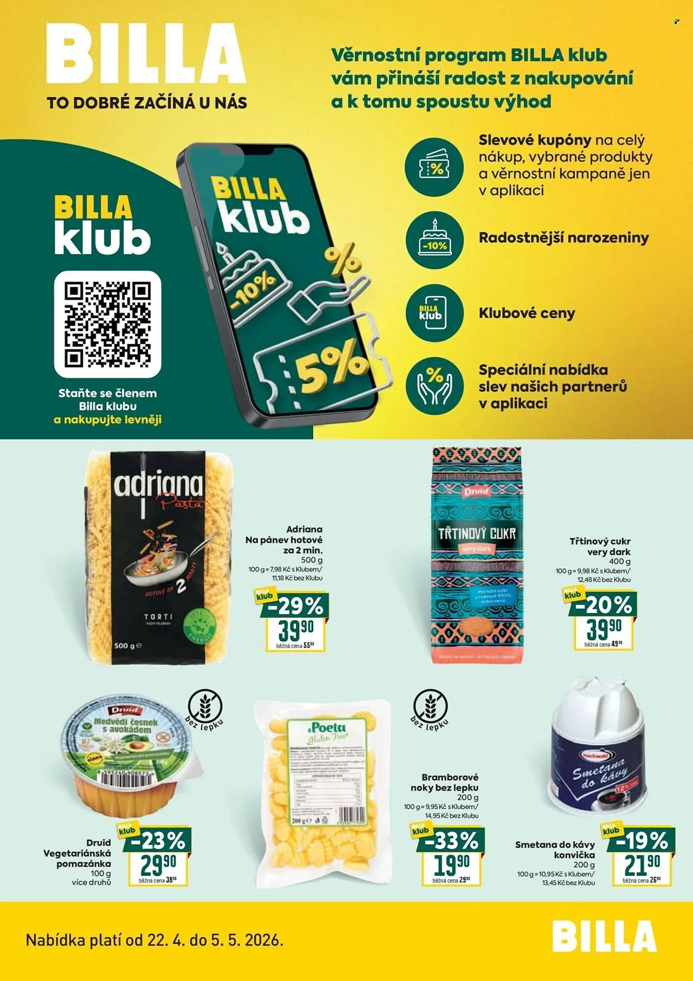 Billa leták - 1
