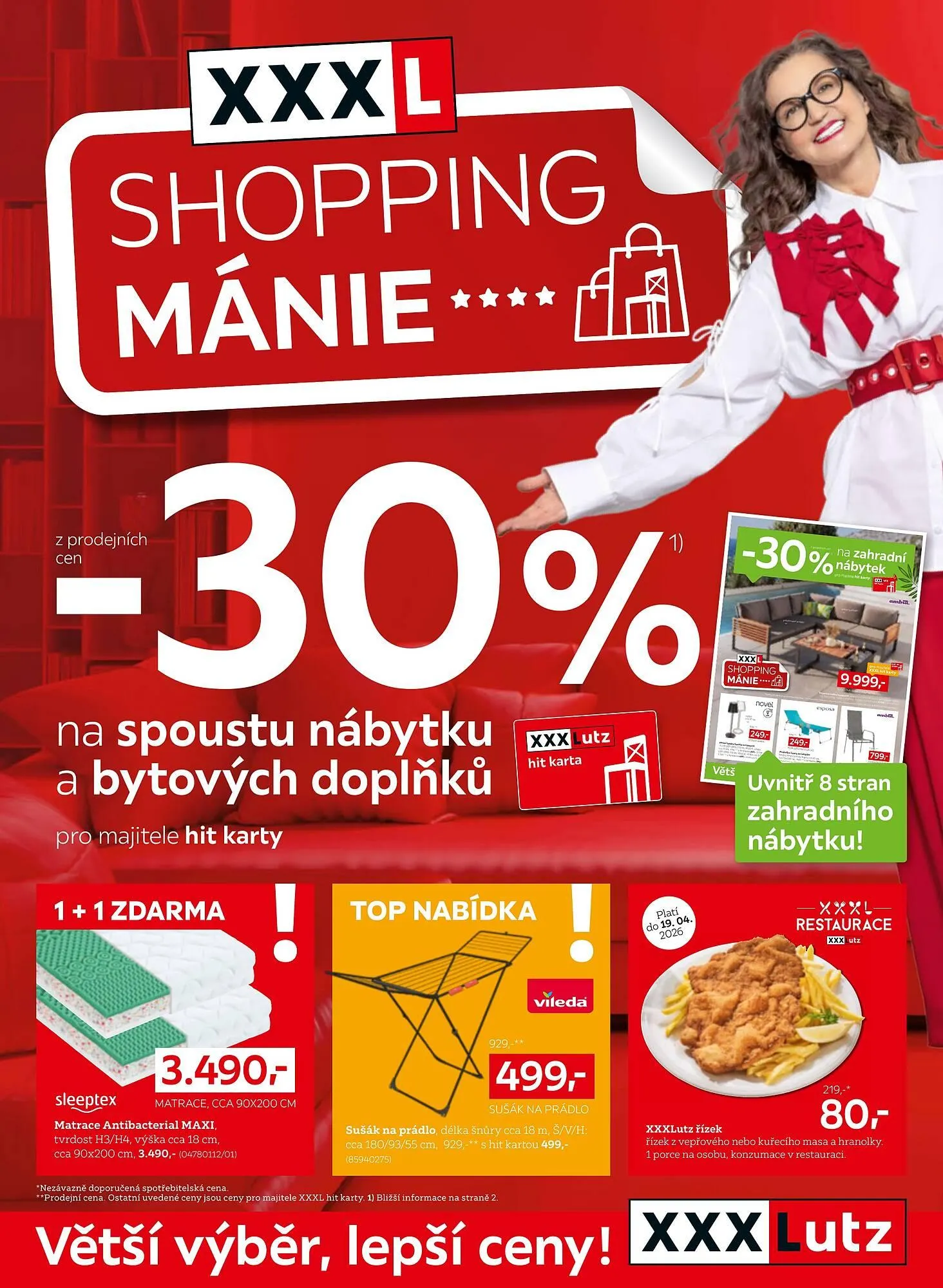 XXXLutz leták - 7. dubna 19. dubna 2026 - Page 1