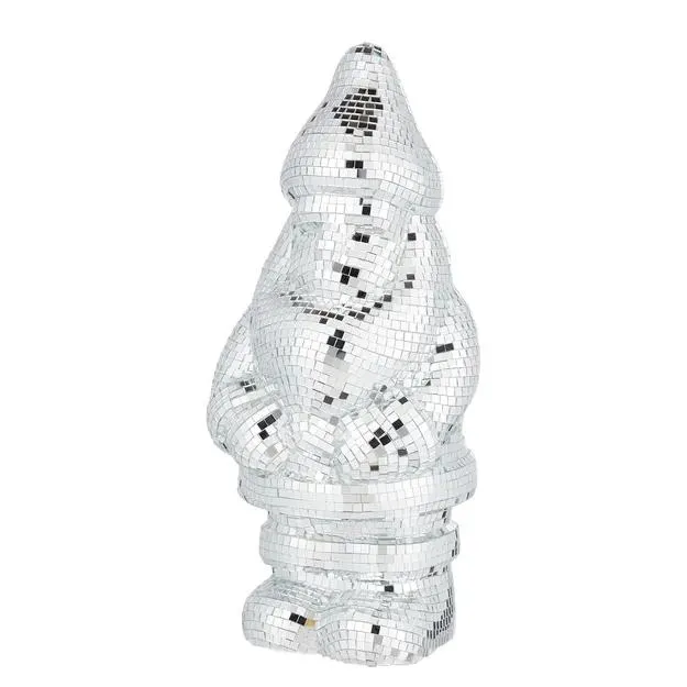 Santa 45 cm - stříbrná