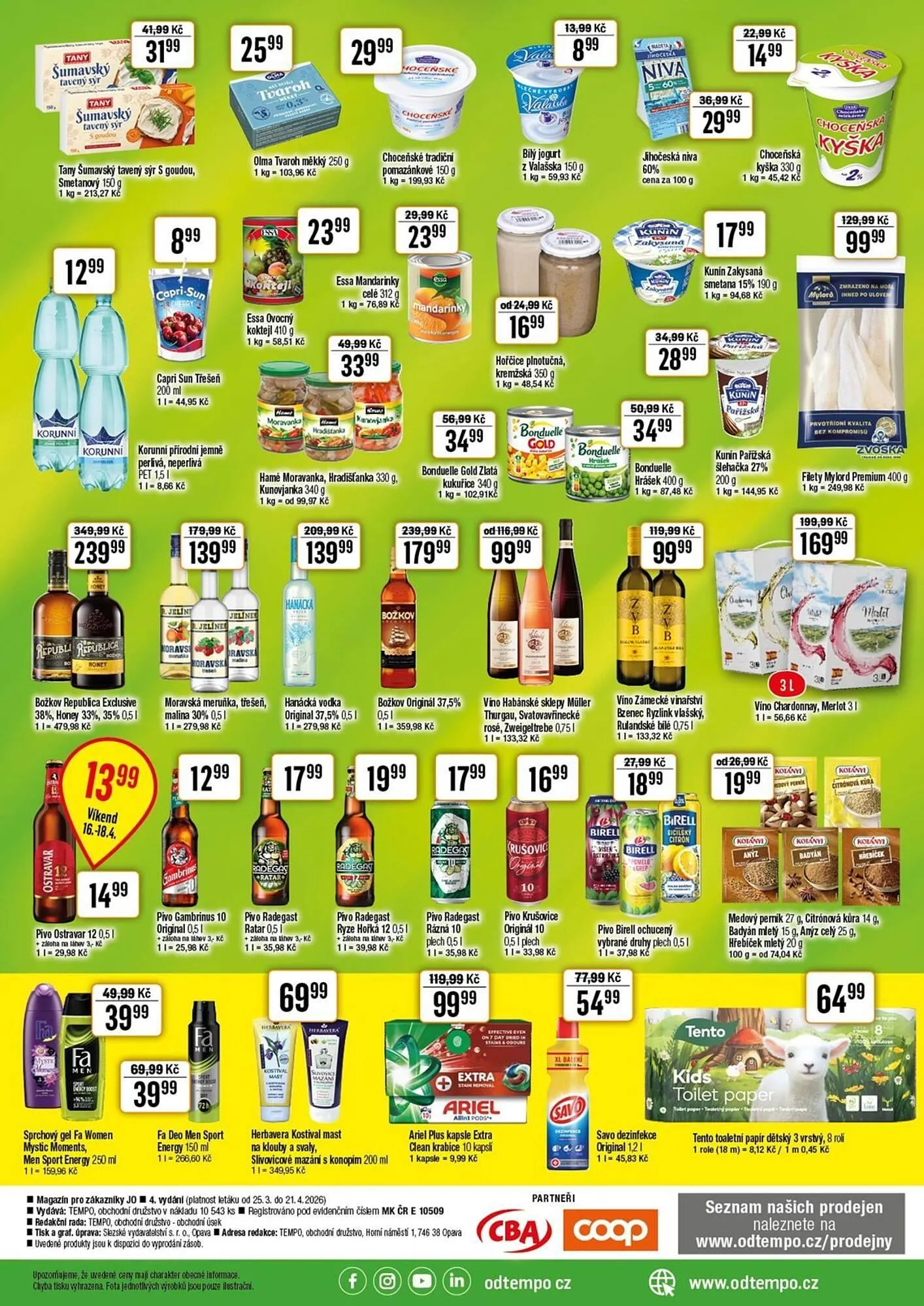 TEMPO leták - 25. března 21. dubna 2026 - Page 2