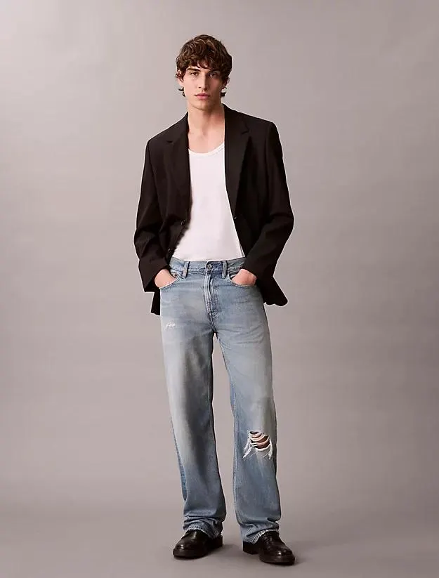 Tencel Blend 90s Straight Jeans