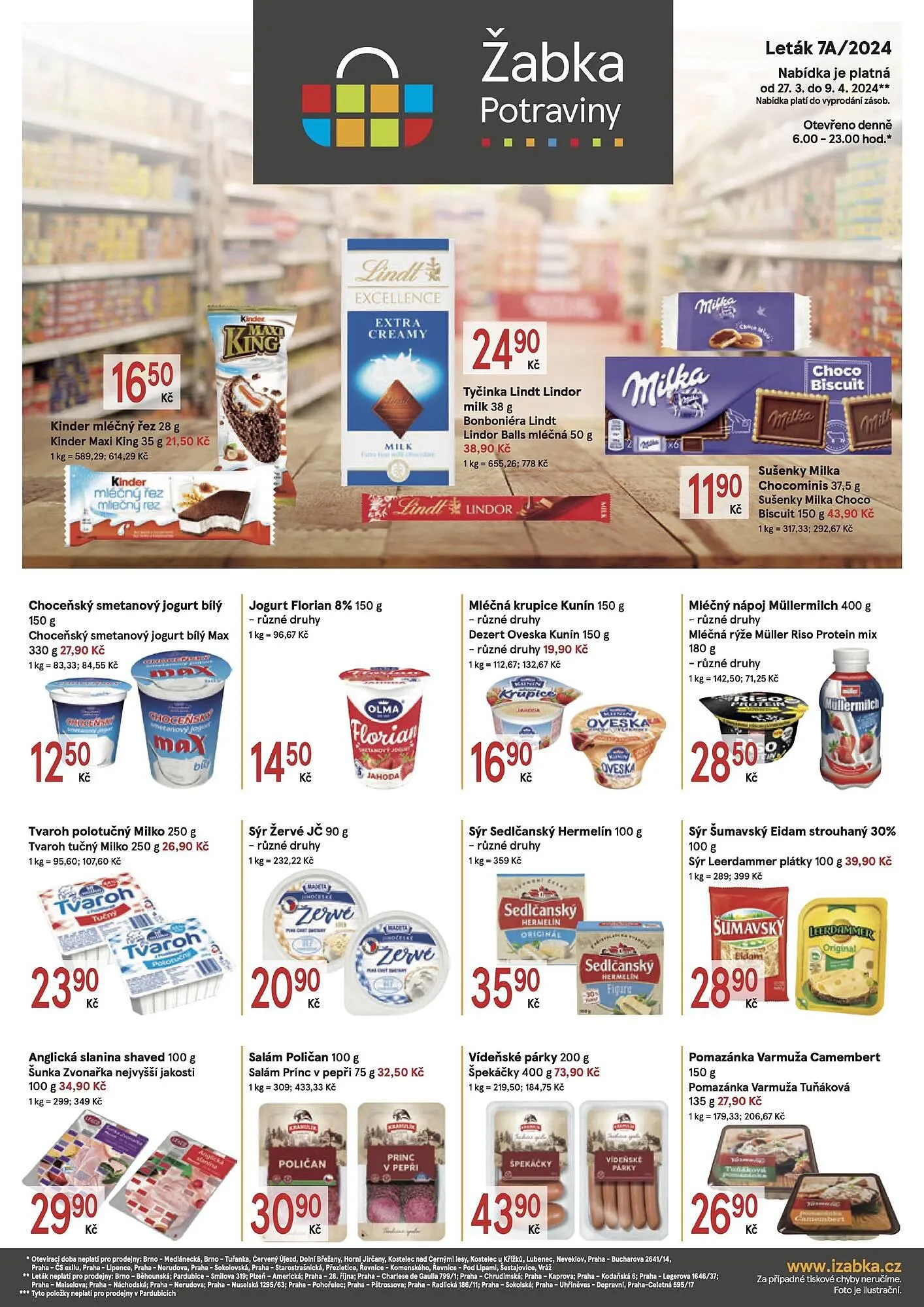 Žabka leták - 27. března 9. dubna 2024