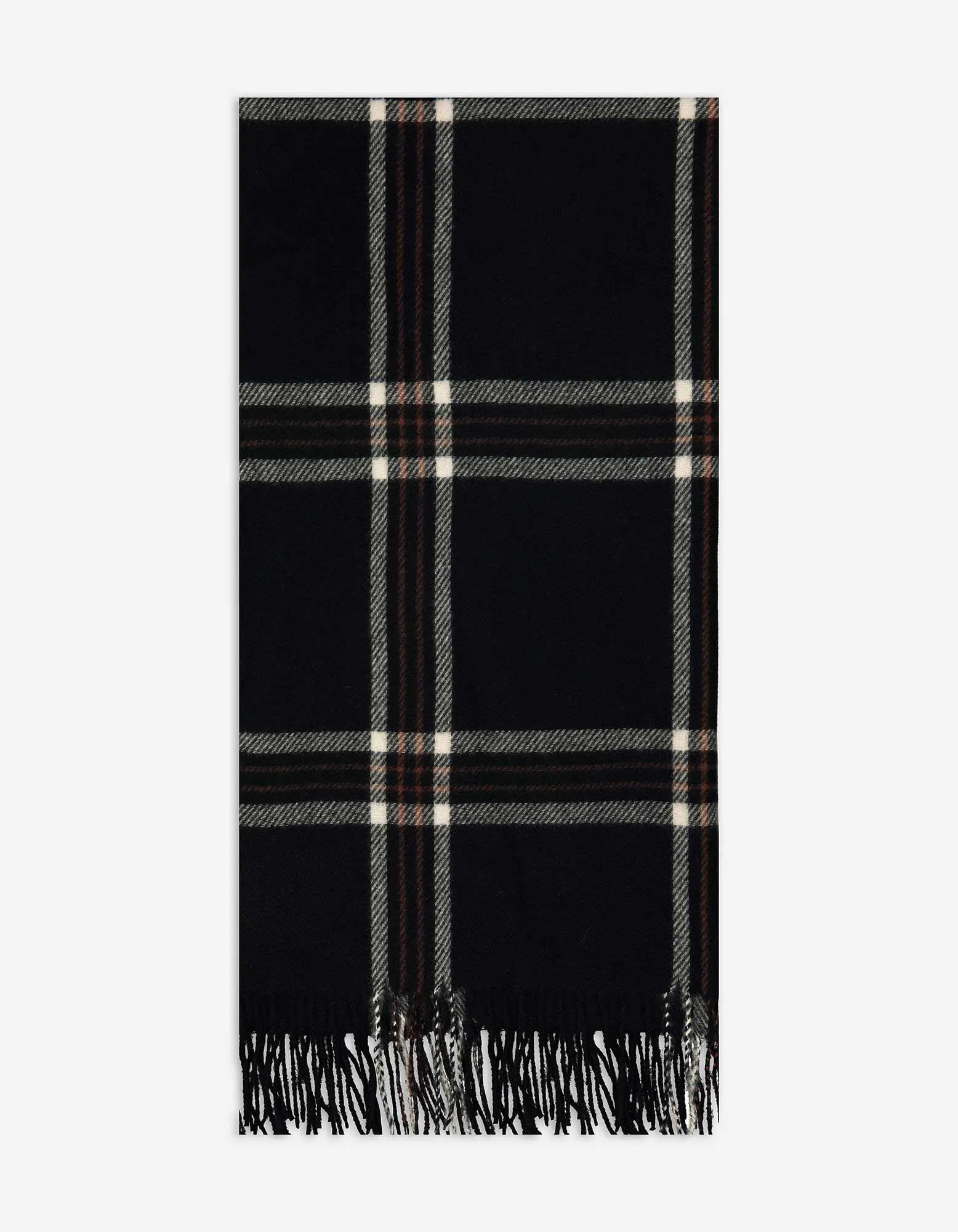 Šála - Károvaný vzor - tmave seda