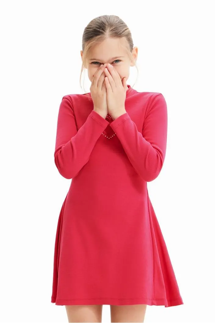 šaty Desigual Elina fucsia