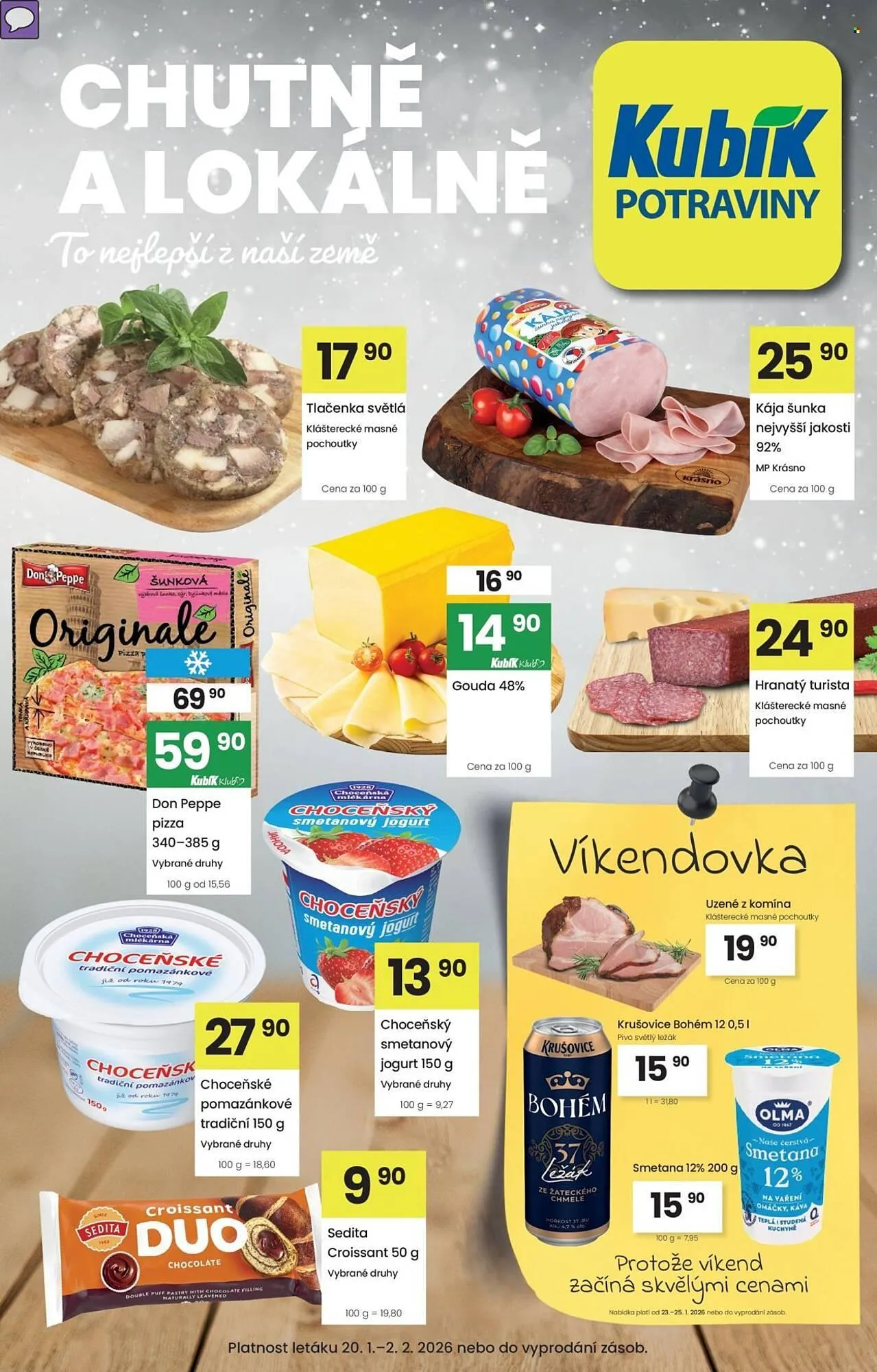 Kubík potraviny leták - 20. ledna 2. února 2026 - Page 1