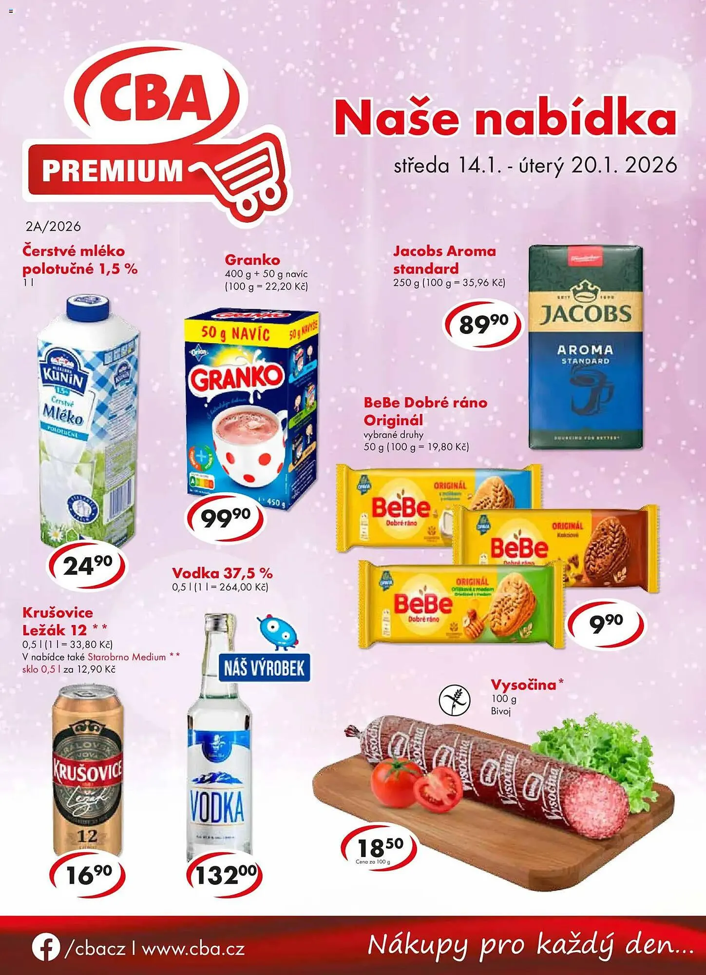 CBA leták - 14. ledna 20. ledna 2026 - Page 1