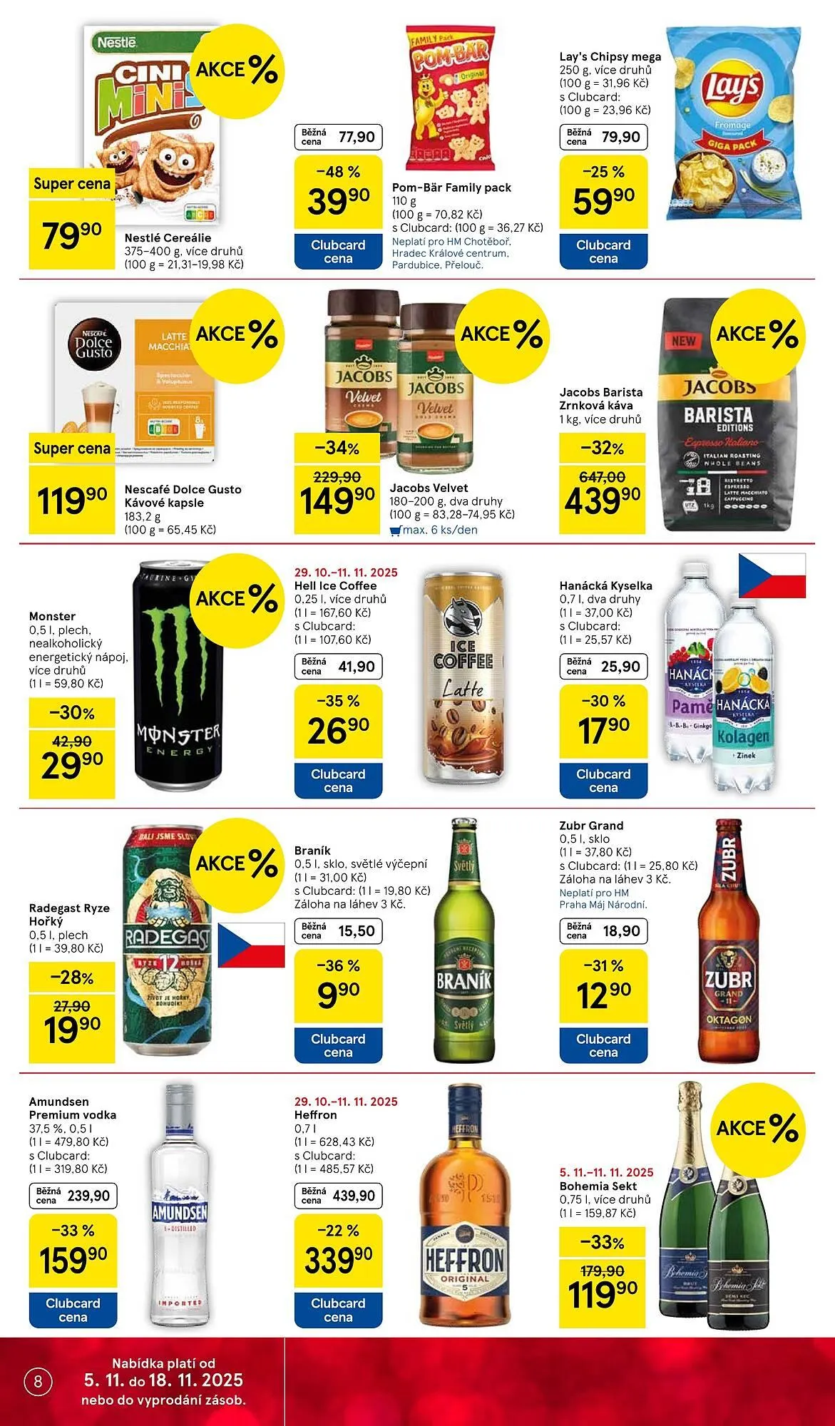 Tesco leták - 5. listopadu 11. listopadu 2025 - Page 8
