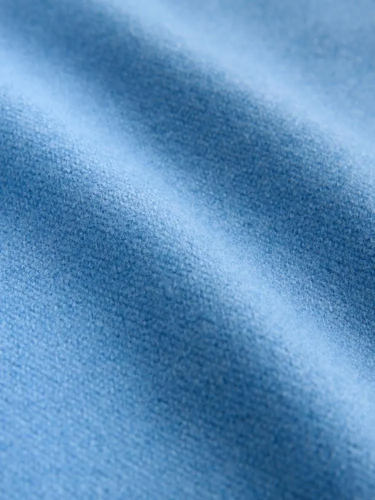 Jasně modrá - Kabát Revere