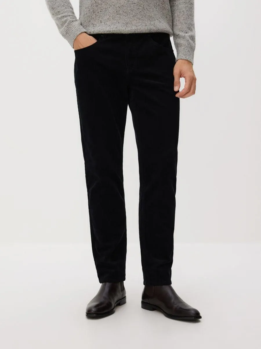 Bavlněné kalhoty slim fit