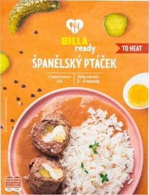 BILLA Ready Španělský ptáček s jasmínovou rýží.