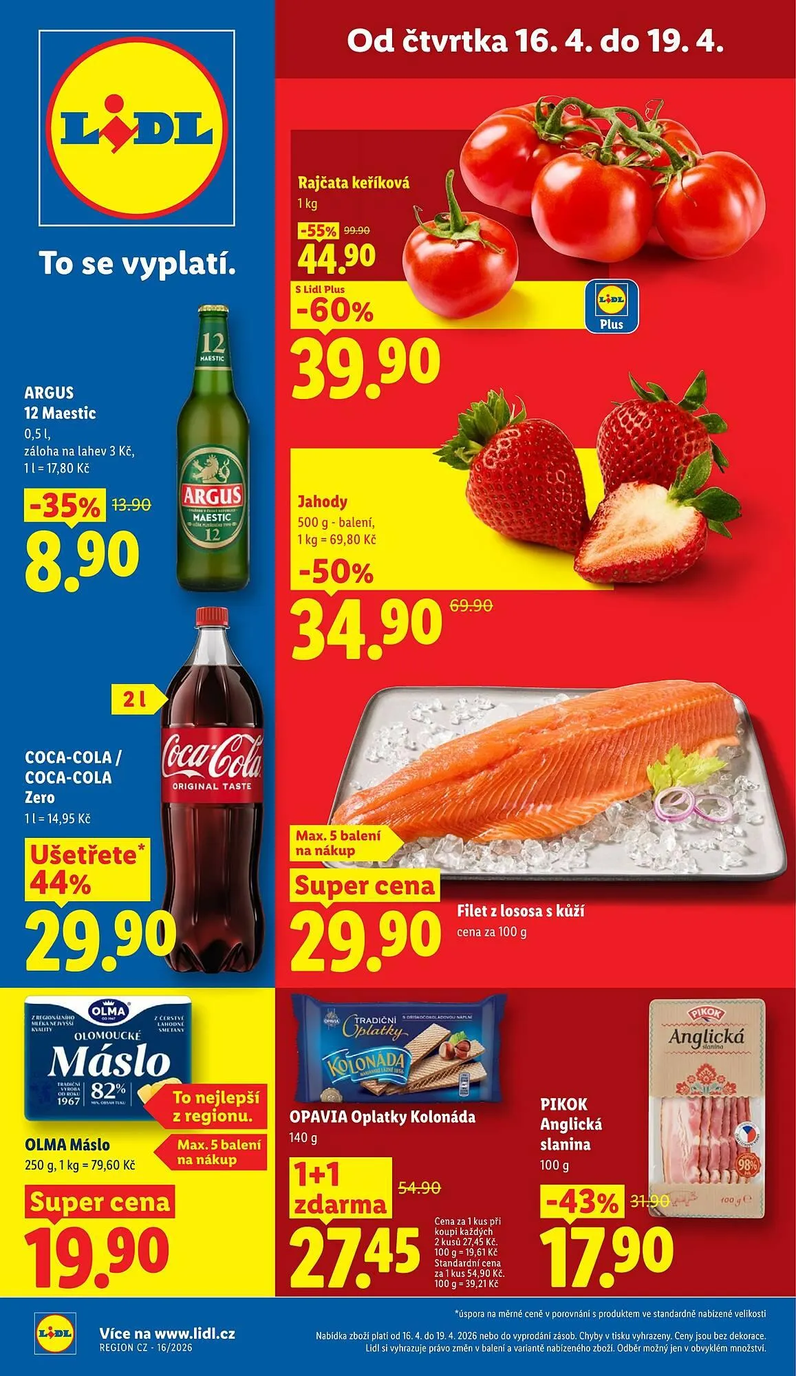 Lidl leták - 16. dubna 19. dubna 2026 - Page 1