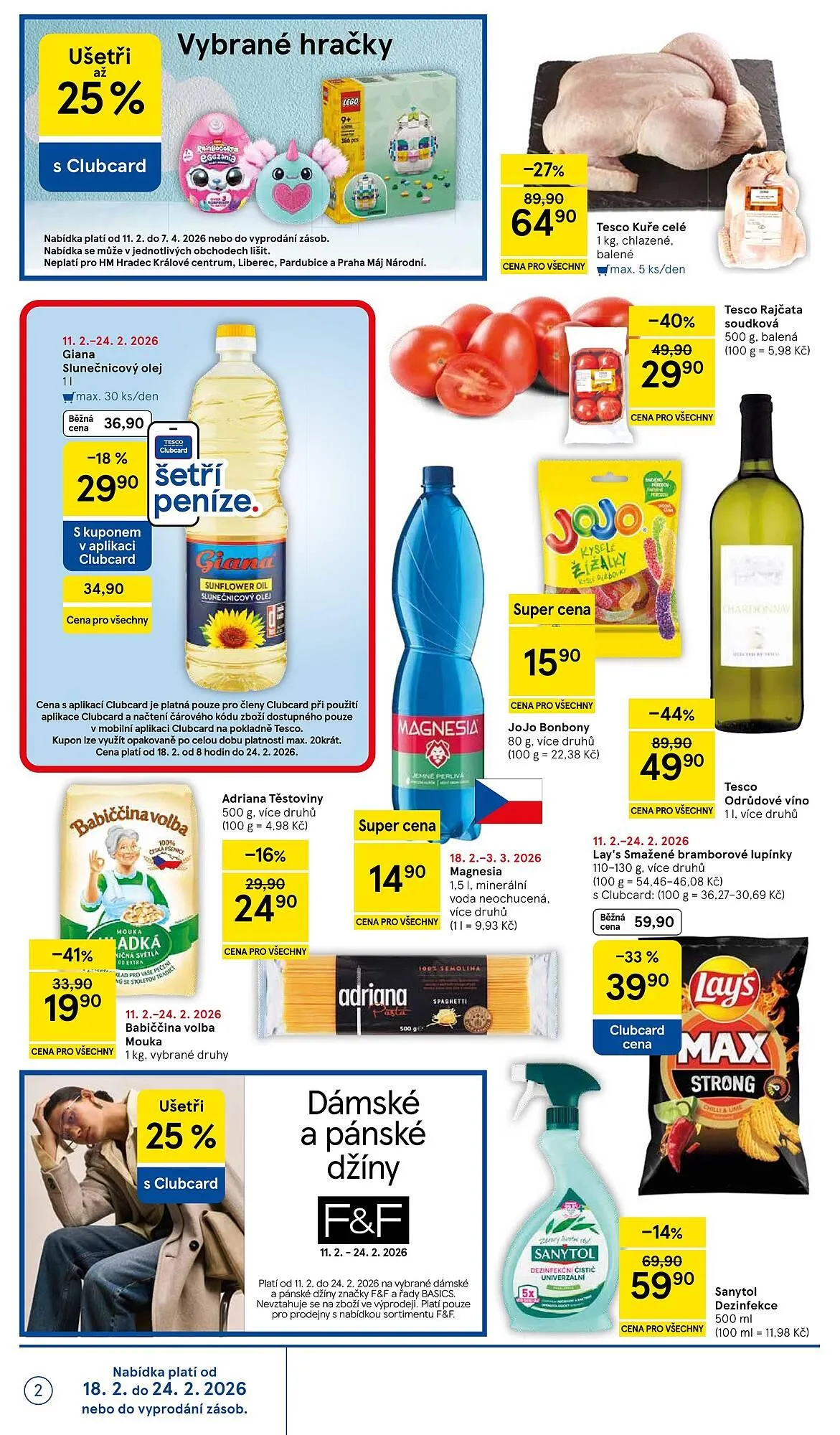 Tesco leták - 18. února 24. února 2026 - Page 2