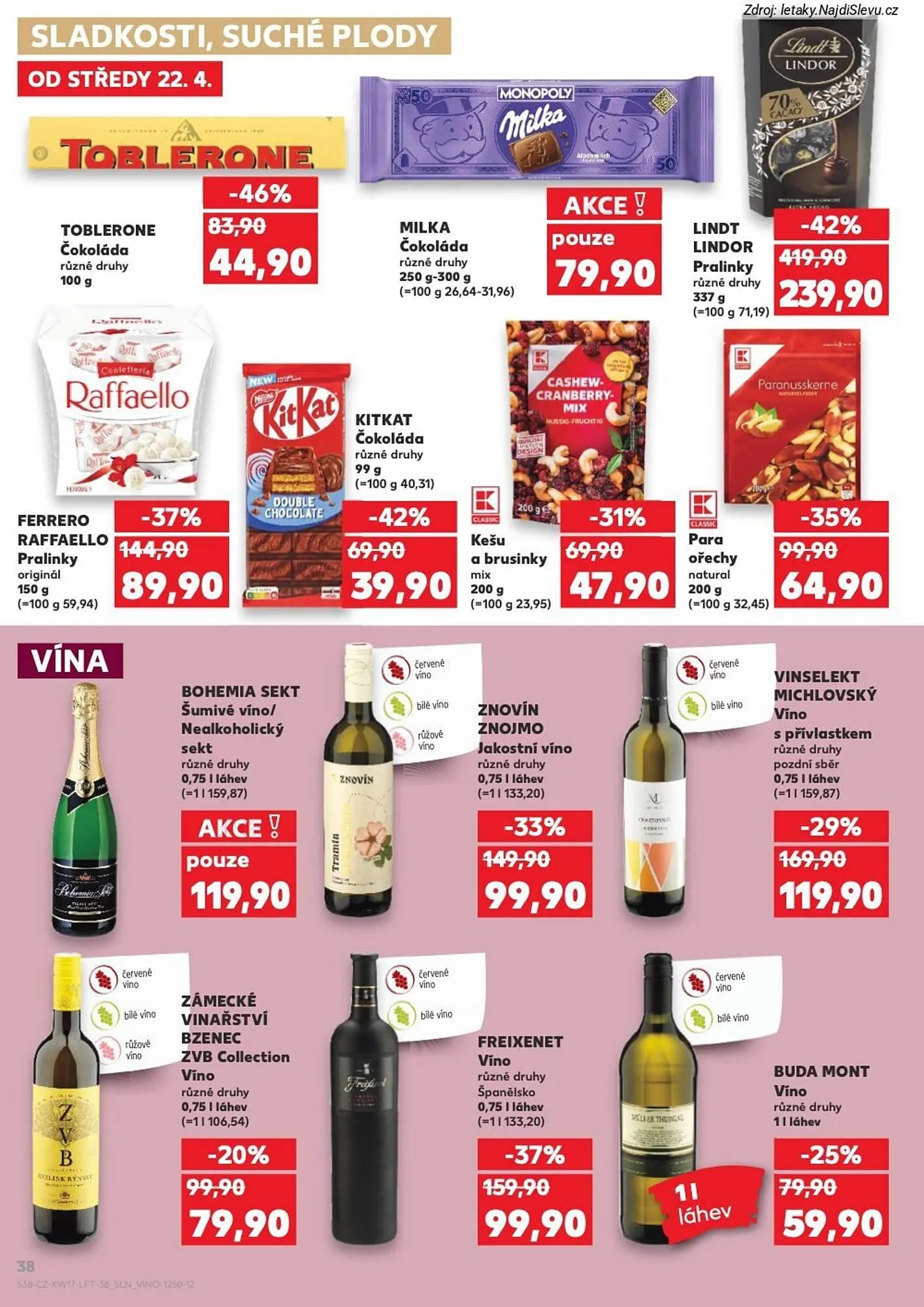 Kaufland leták - 22. dubna 28. dubna 2026 - Page 38