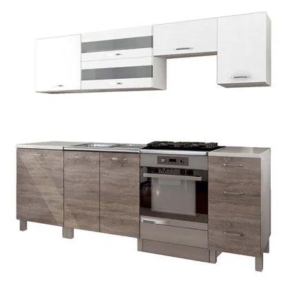 Black&White Style Kuchyňská sestava Modern II 240 cm