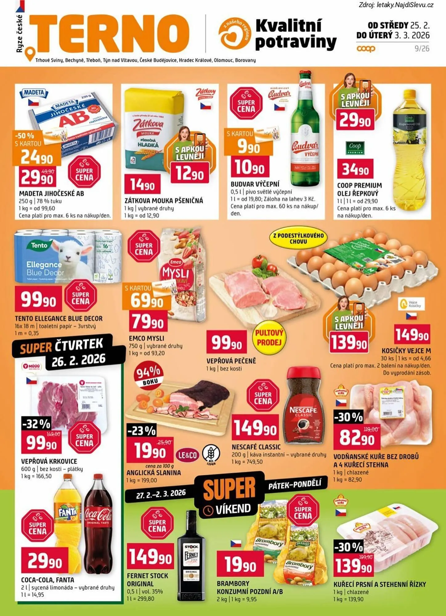 Terno leták - 25. února 3. března 2026 - Page 1