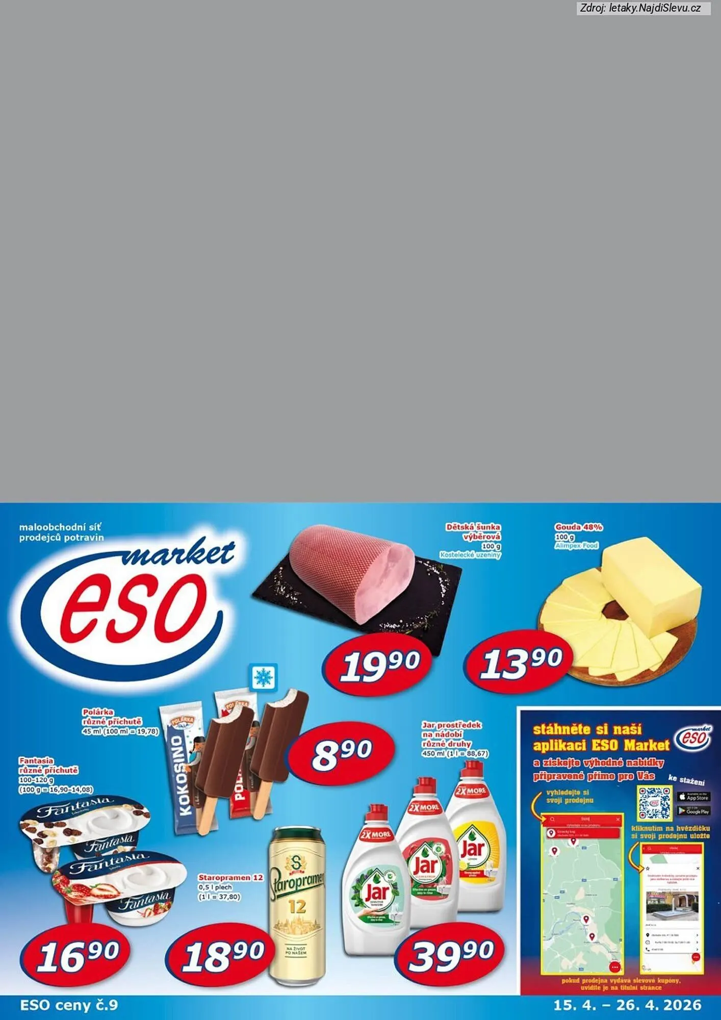 ESO MARKET leták - 15. dubna 26. dubna 2026 - Page 1