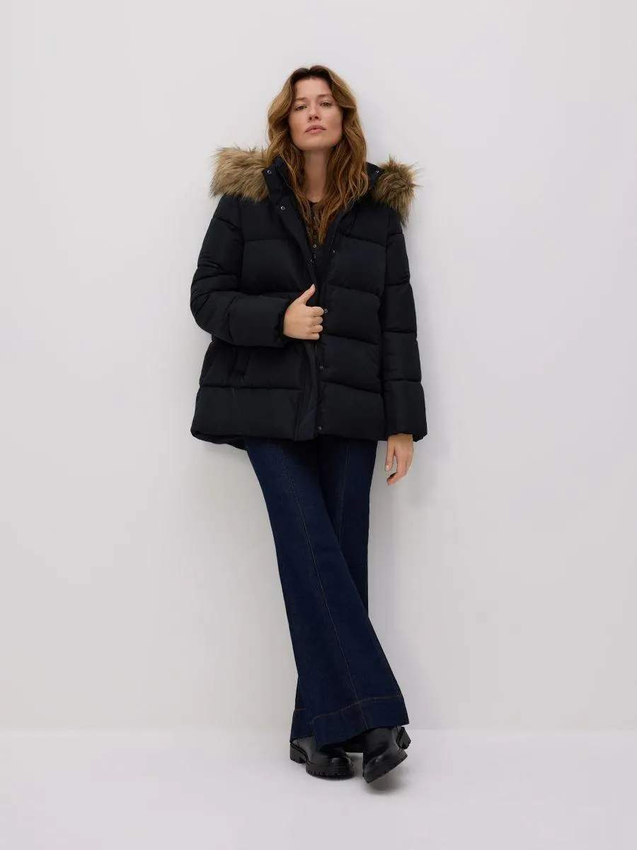 Prošívaná bunda s přírodním peřím