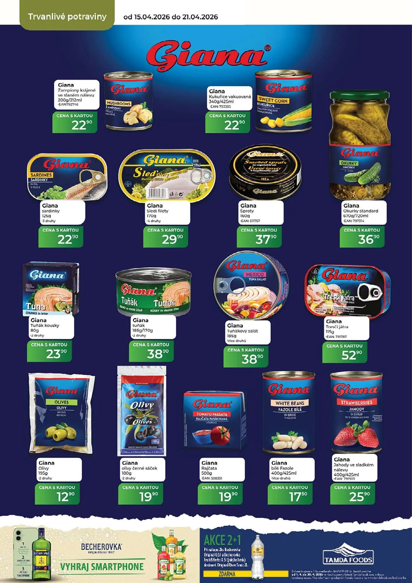 Tamda Foods leták - 15. dubna 21. dubna 2026 - Page 40