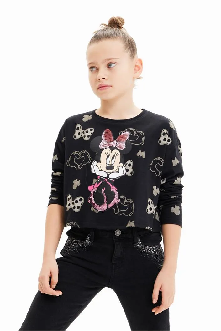 tričko Desigual Lara Minnie negro