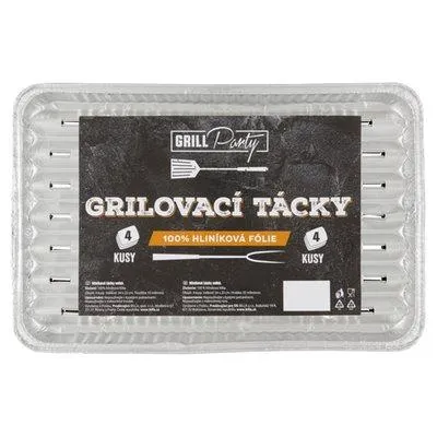 GRILL Party Grilovací tácky 4 ks