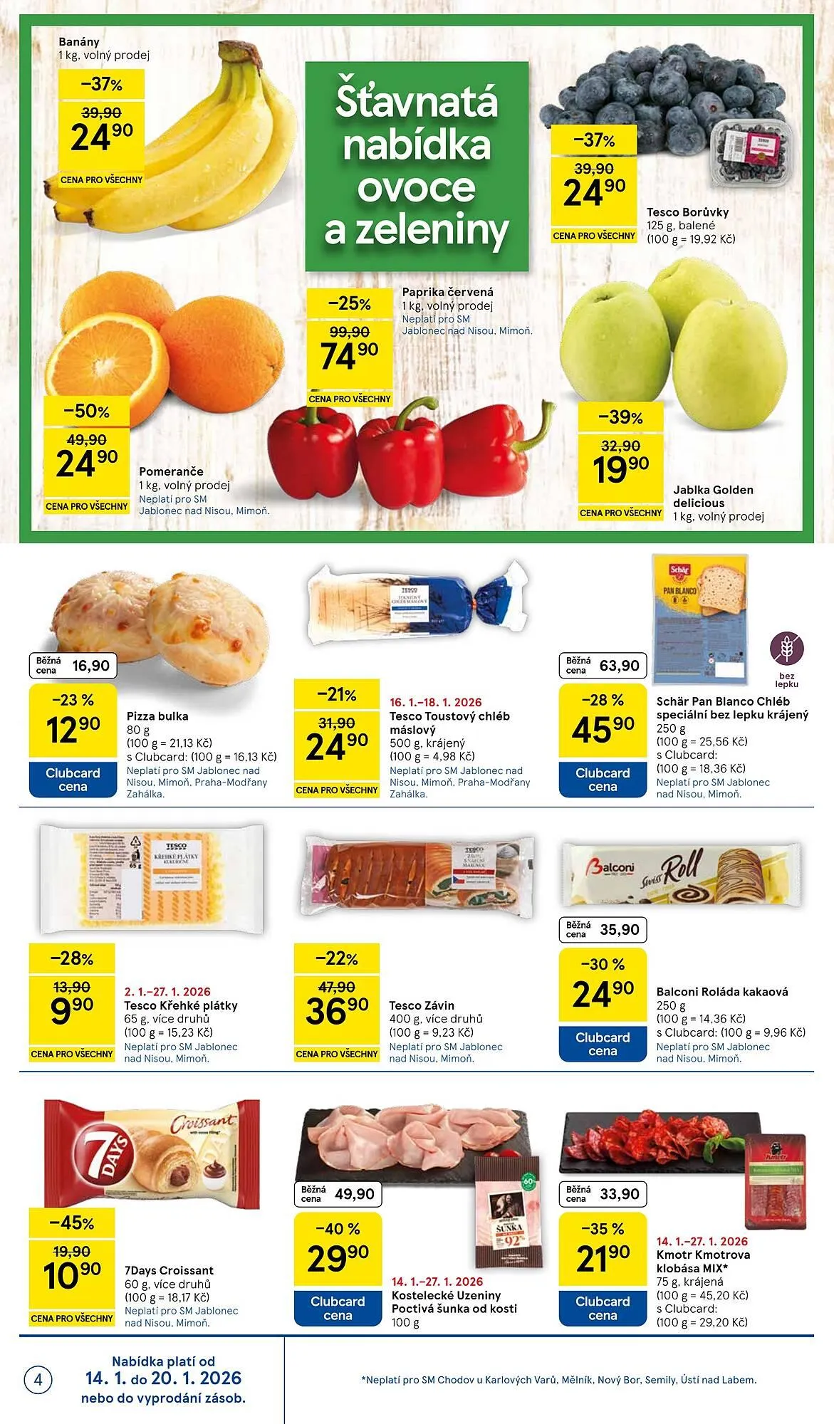 Tesco leták - 14. ledna 20. ledna 2026 - Page 4