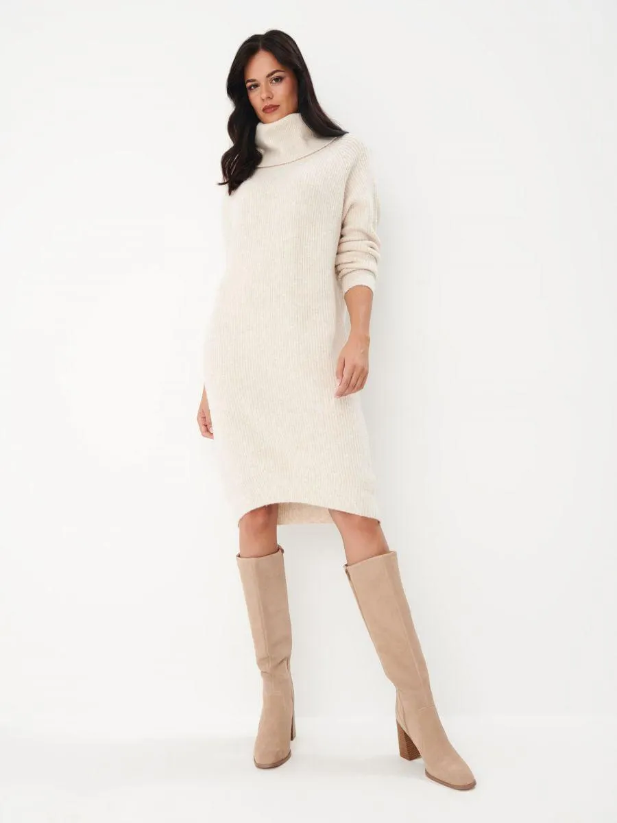 Rochie midi tip pulover