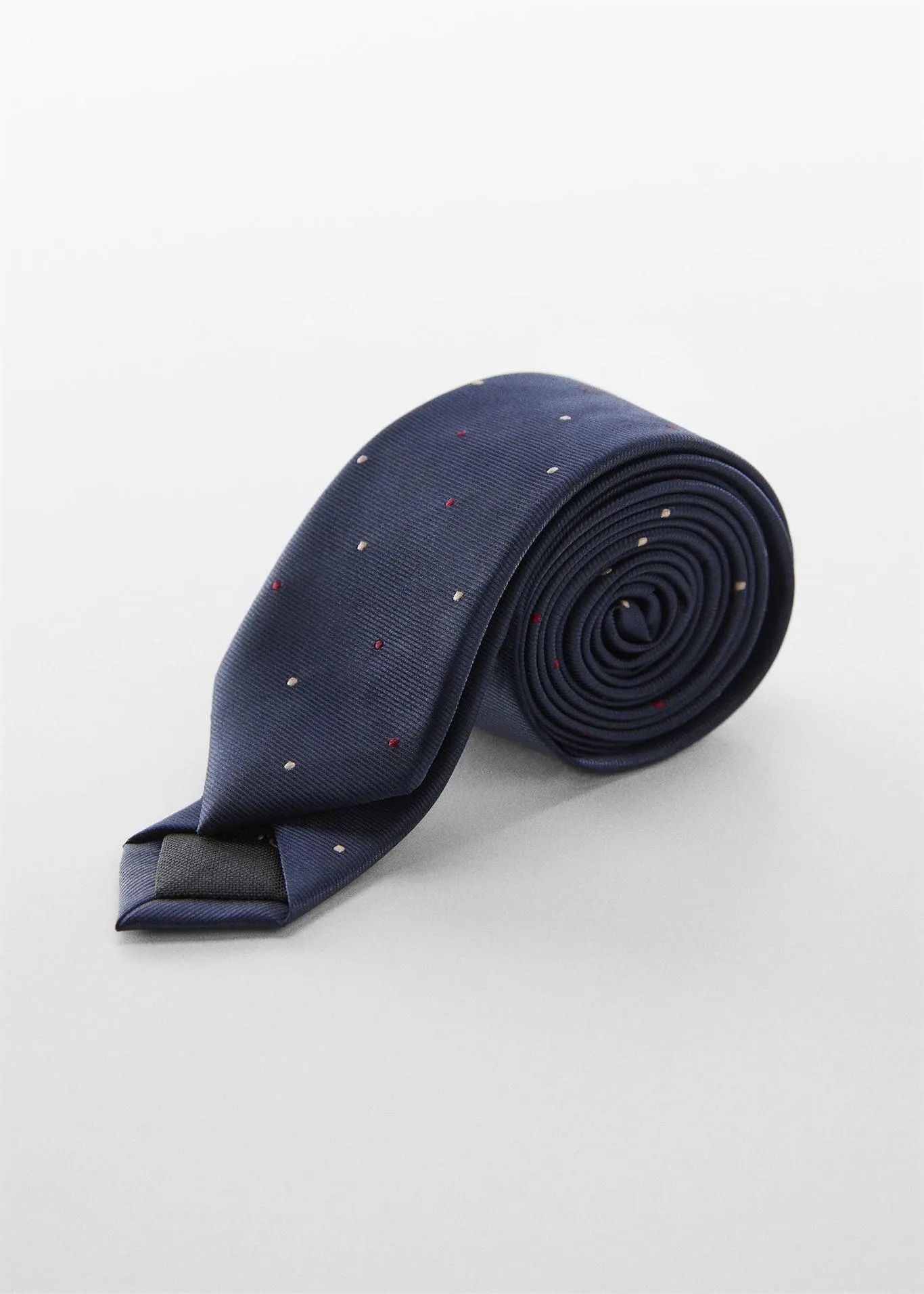 Kravata se strukturou mikro puntíků