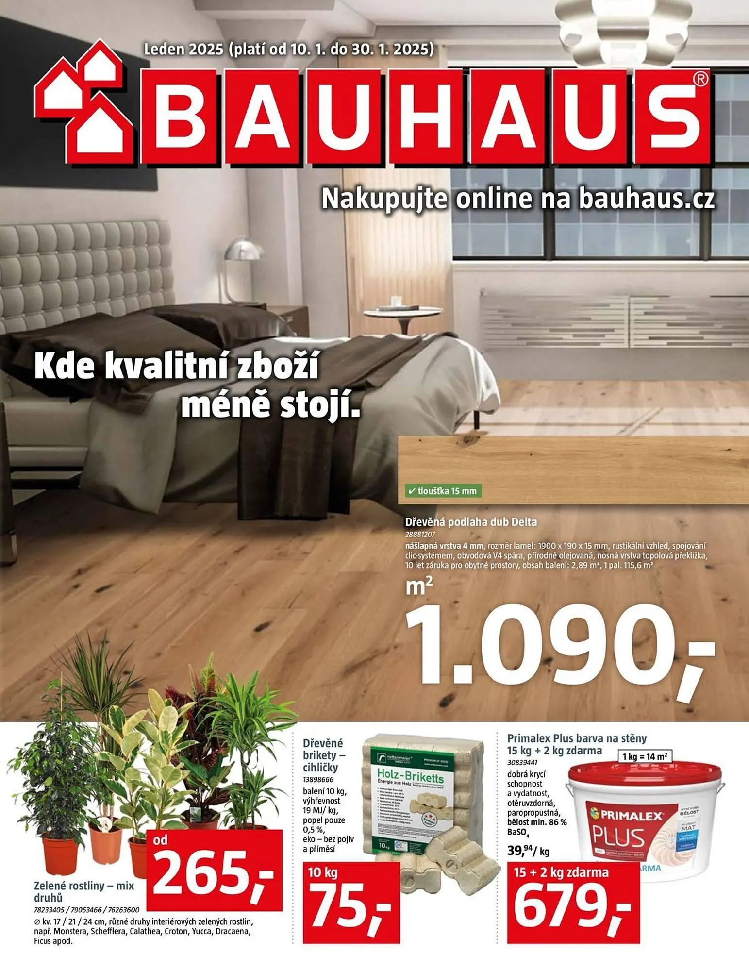 Bauhaus leták - 10. ledna 30. ledna 2025 - Page 1