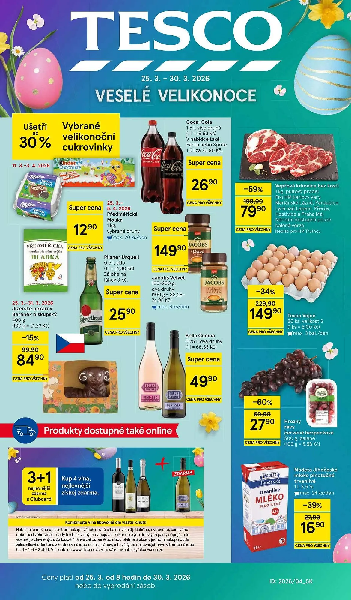 Tesco leták - 25. března 30. března 2026 - Page 1